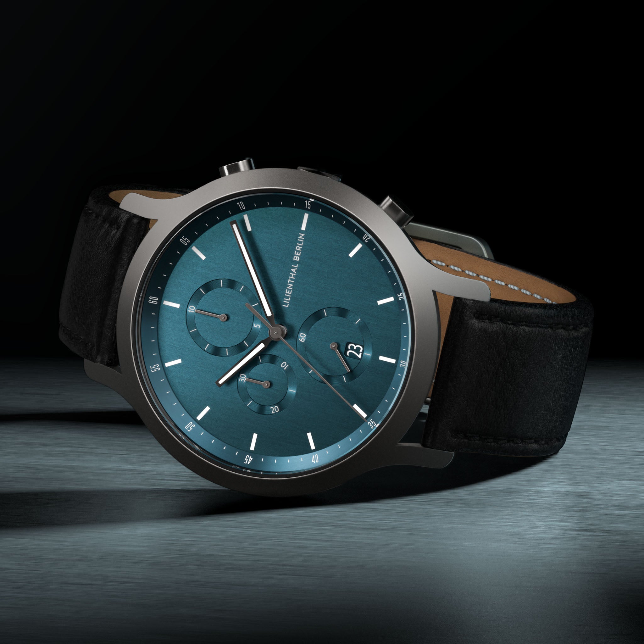 lilienthal-berlin-chronograph-armbanduhr-myth-petrol image 3