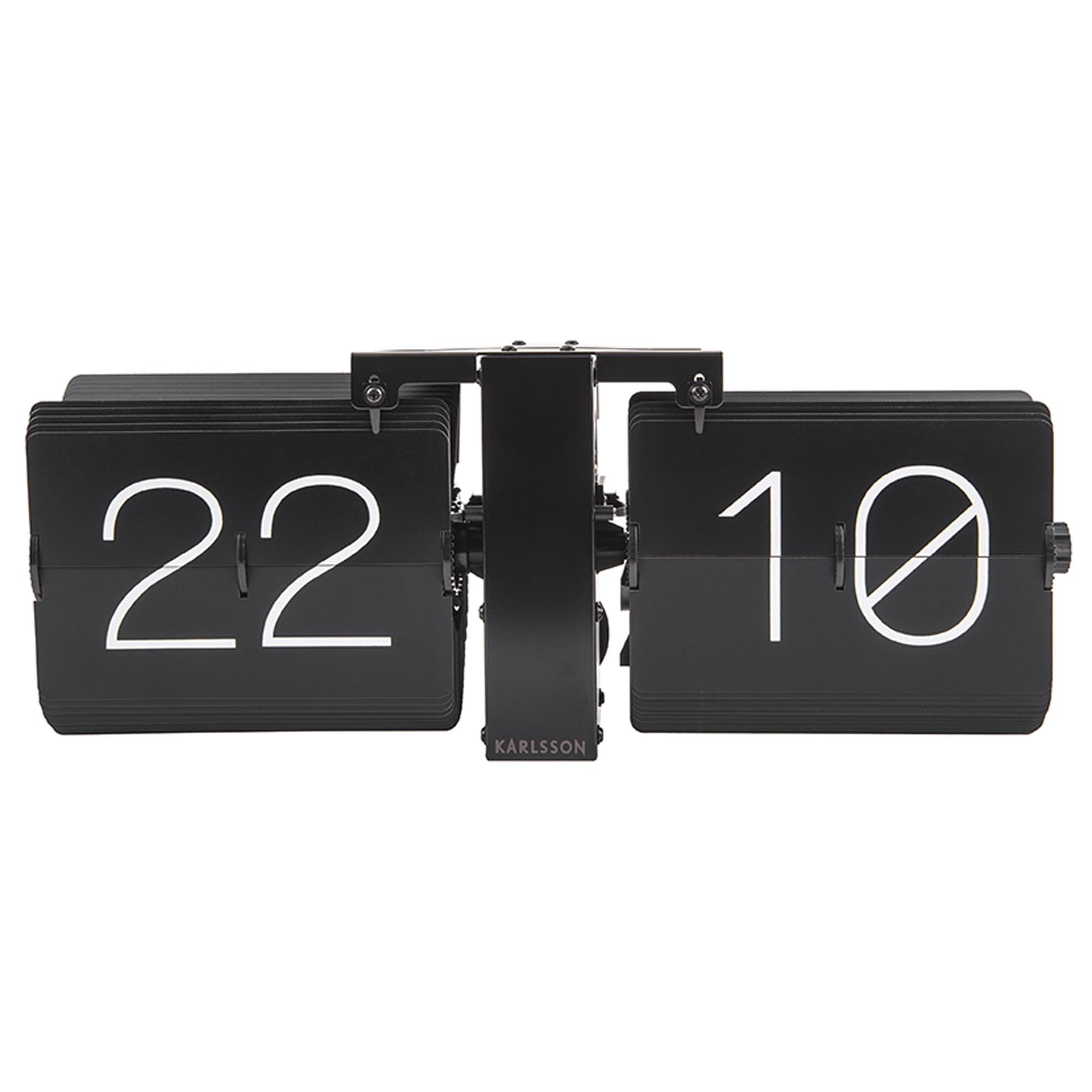 karlsson-flip-clock-no-case-schwarz-36x8-5x14-cm image 5