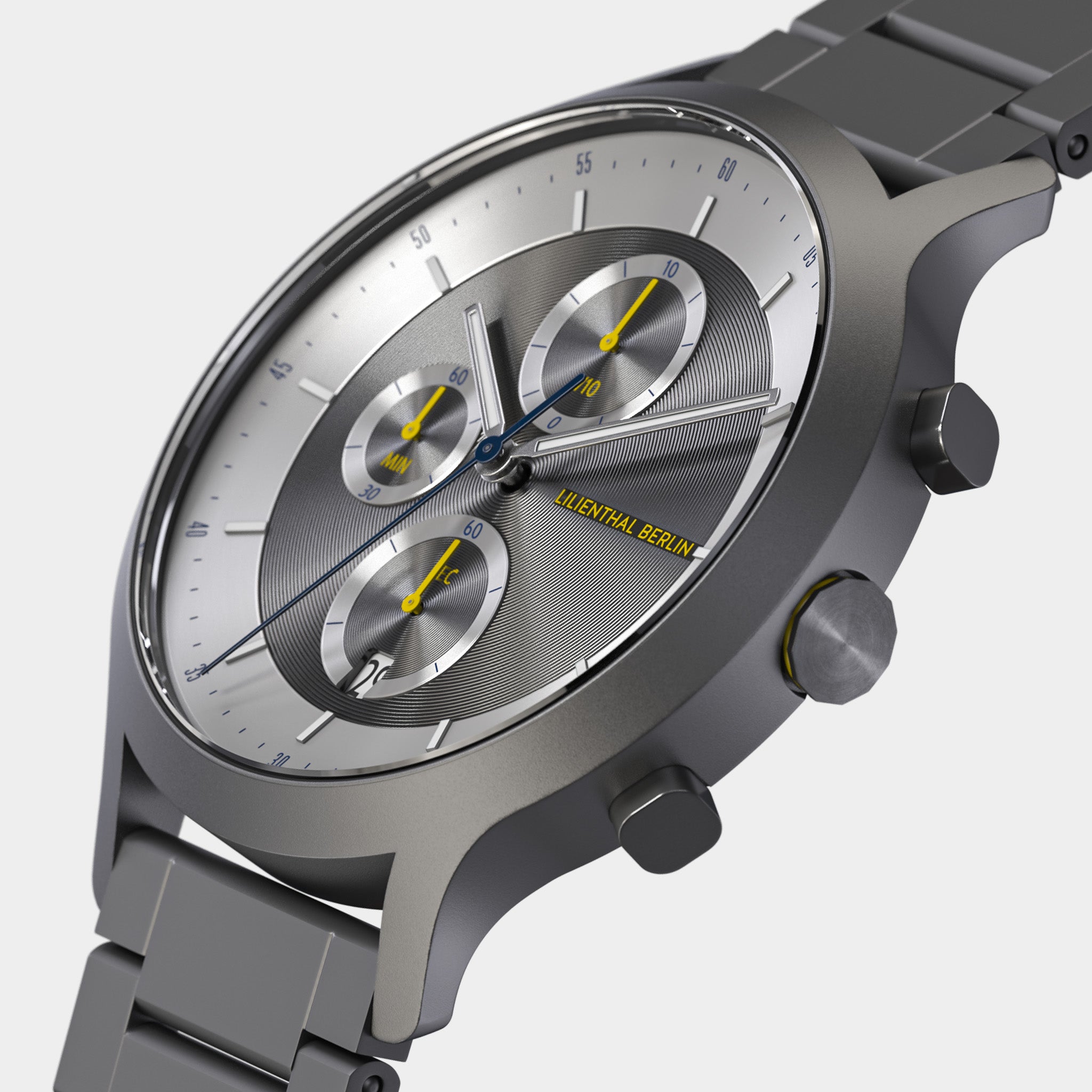 lilienthal-berlin-chronograph-lp-dark-silver-white image 2