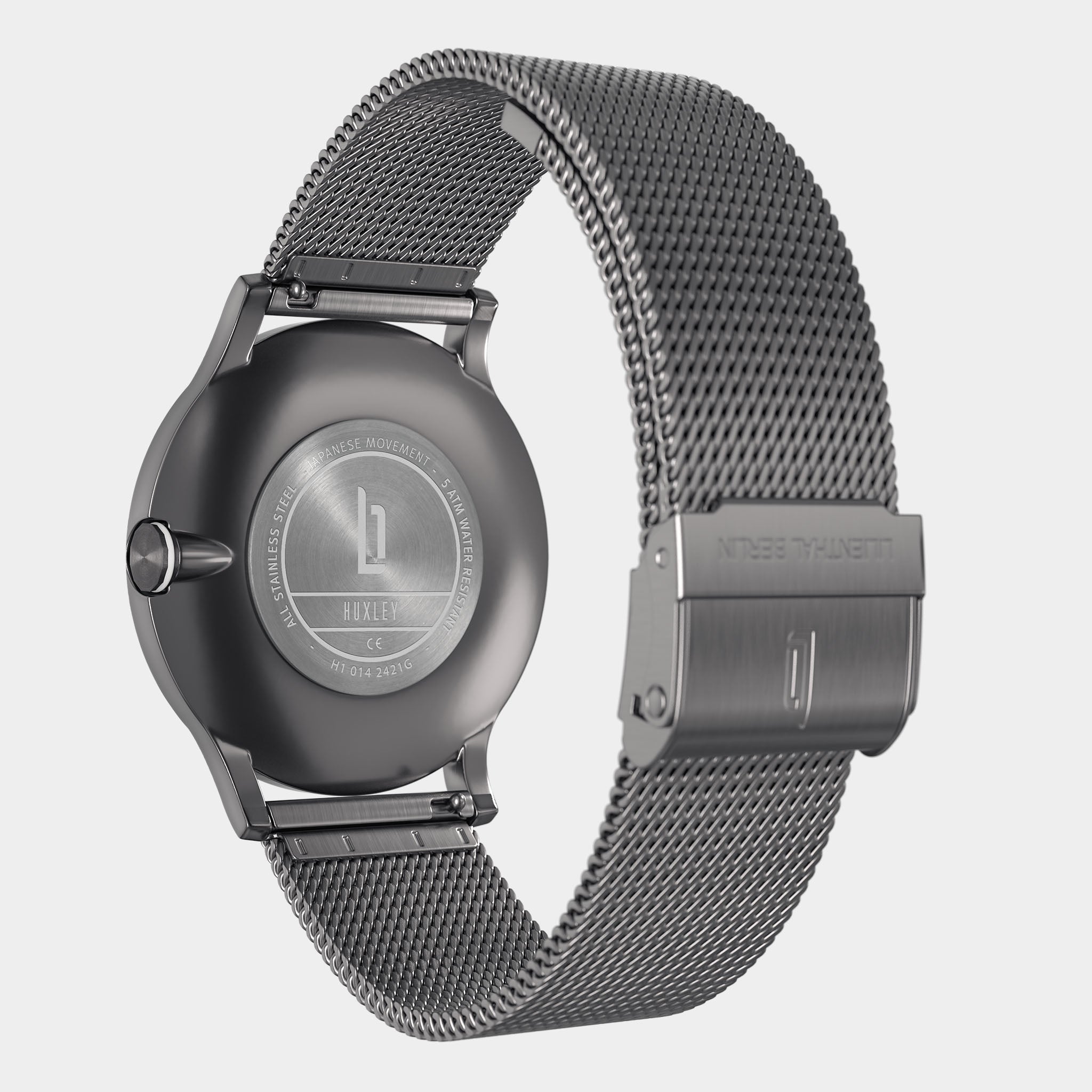 lilienthal-berlin-huxley-dark-silver-white-armbanduhr image 7