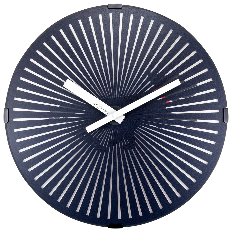 nextime-running-dog-wanduhr-30-5-cm-motion-uhr-schwarz-kunststoff image 1