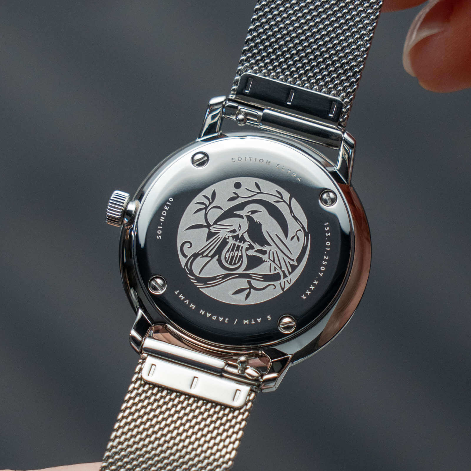 sternglas-naos-xs-edition-elyra-damenuhr-silber-33-mm-leder image 6