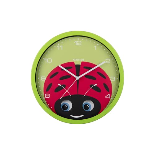 karlsson-peekaboo-ladybug-wanduhr-gr-n-30-8-x-4-5-x-30-8-cm image 4