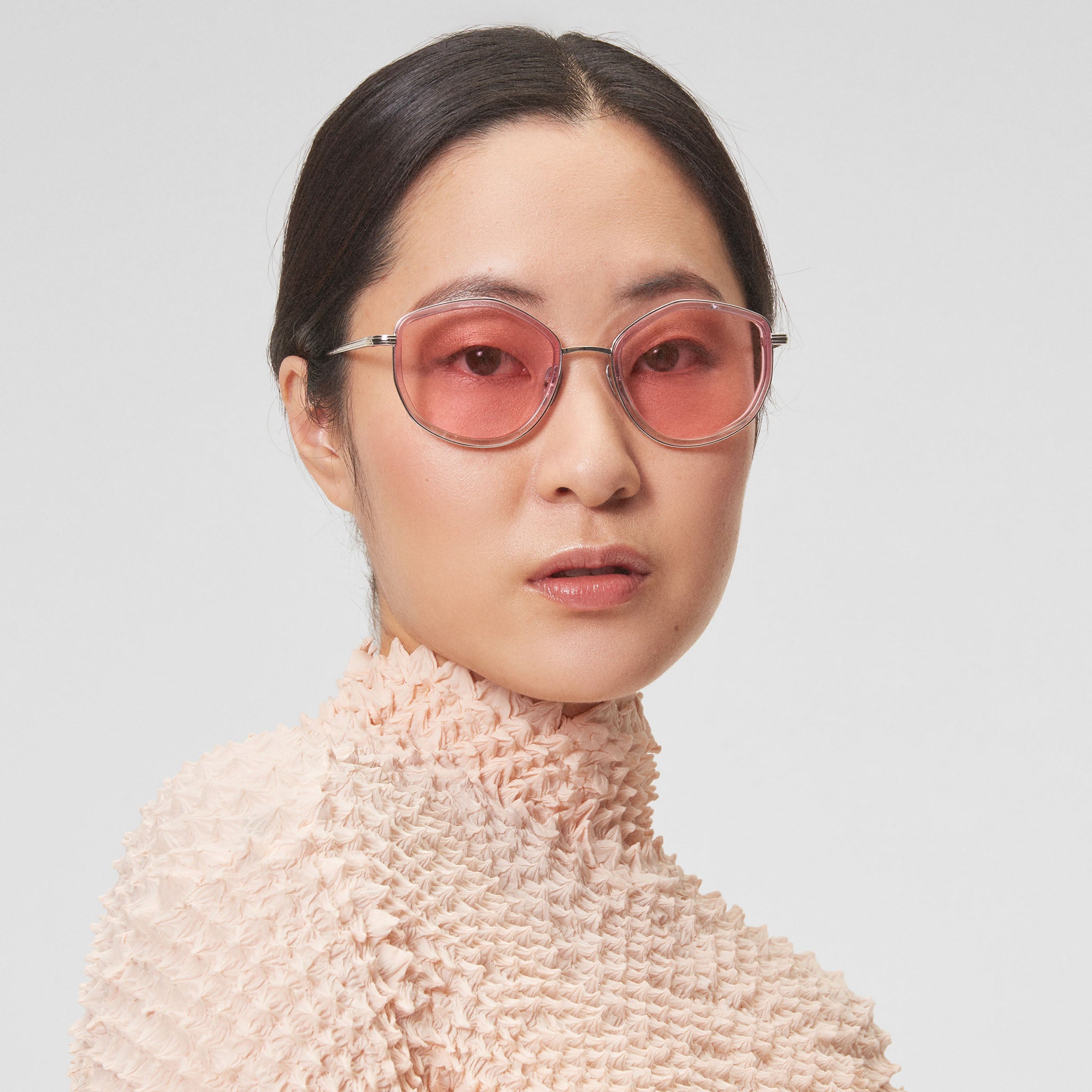 lilienthal-berlin-bit-pop-sonnenbrille-silver-pixie-rose image 3