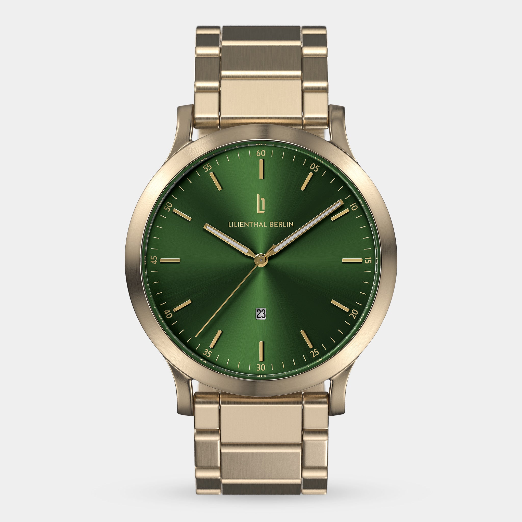 lilienthal-berlin-huxley-beige-gold-green-armbanduhr-40-mm image 1