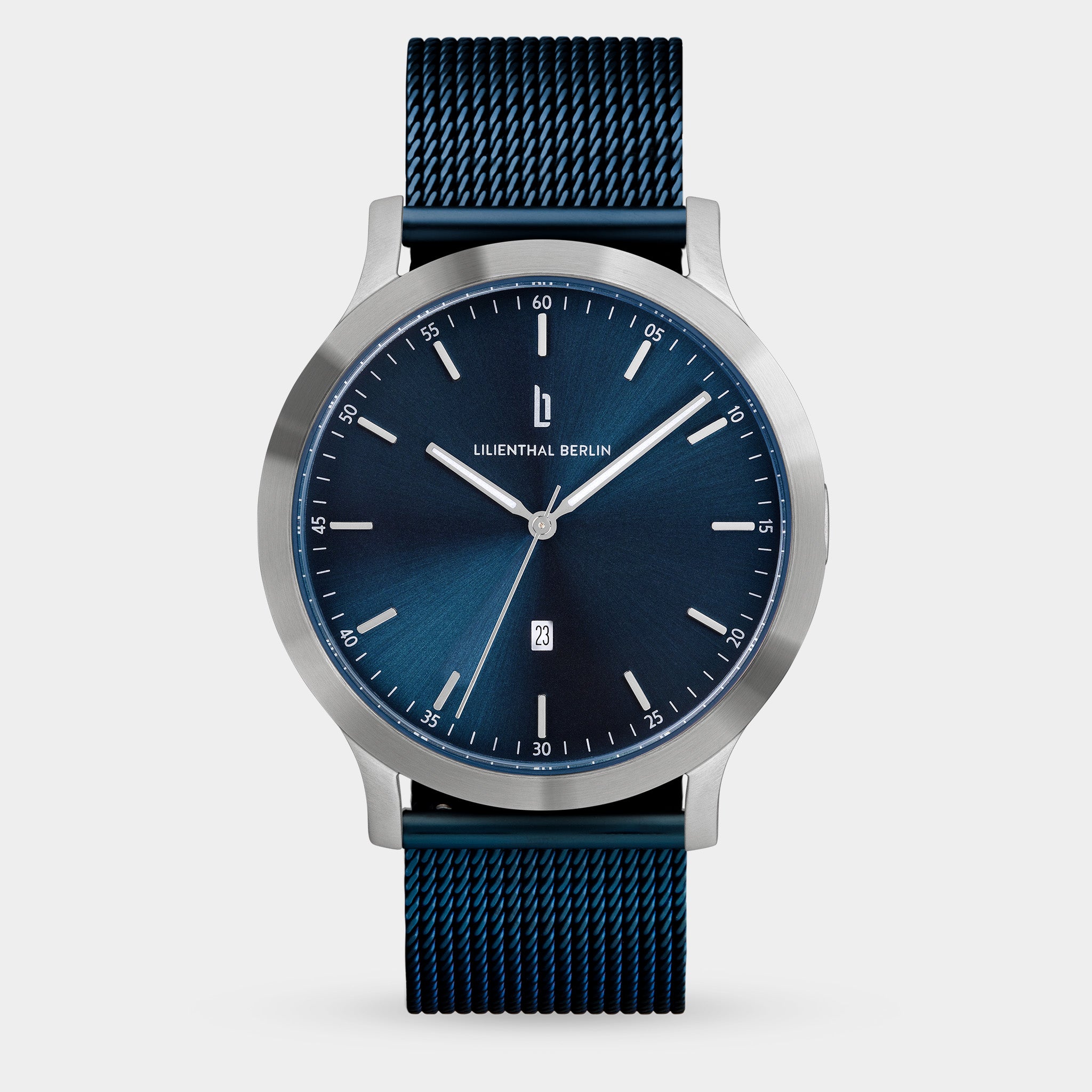 lilienthal-berlin-huxley-silver-blue-armbanduhr-40-mm-bestseller image 1