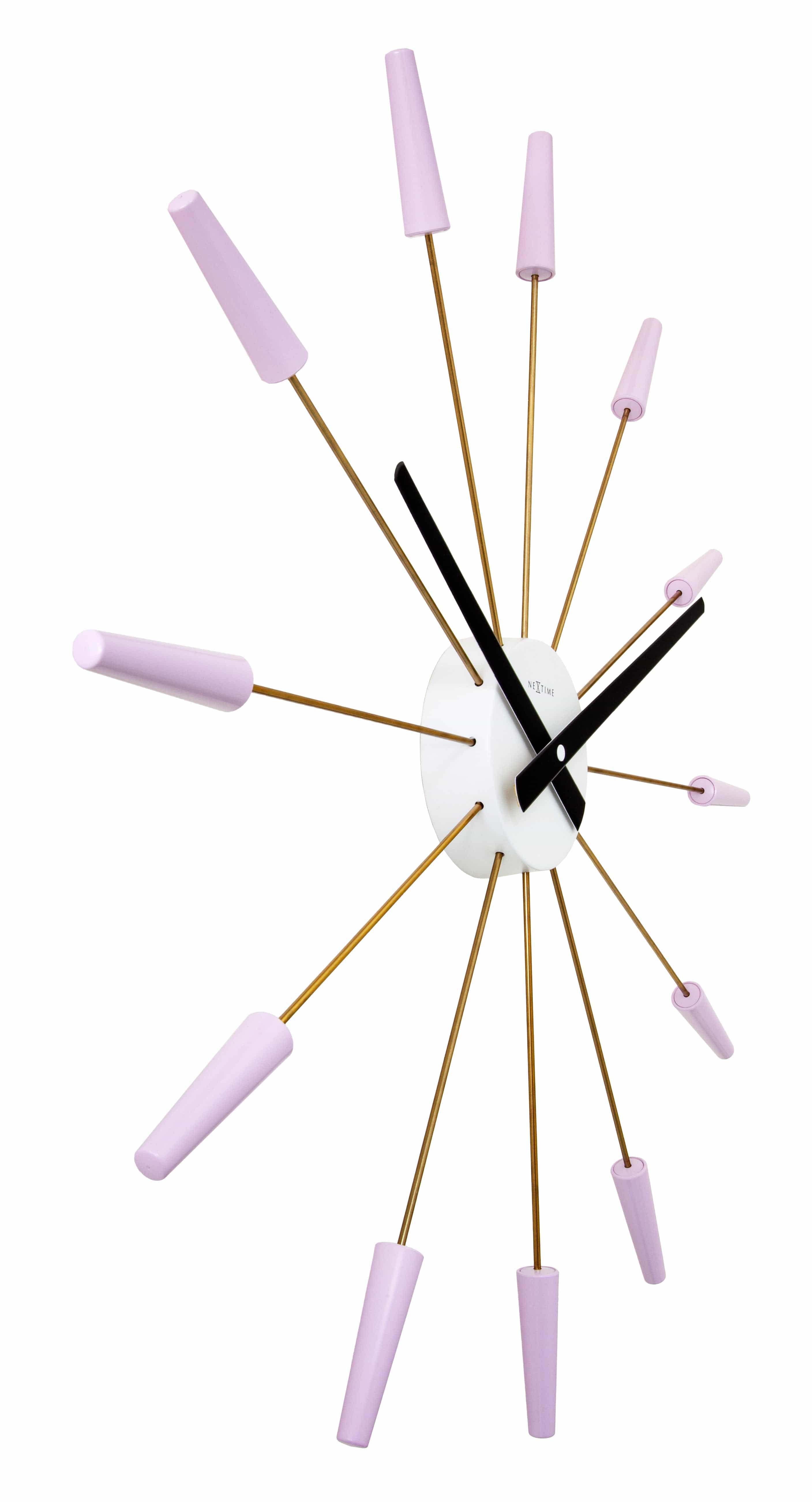 nextime-plug-inn-wanduhr-58cm-silent-vintage-edelstahl image 8