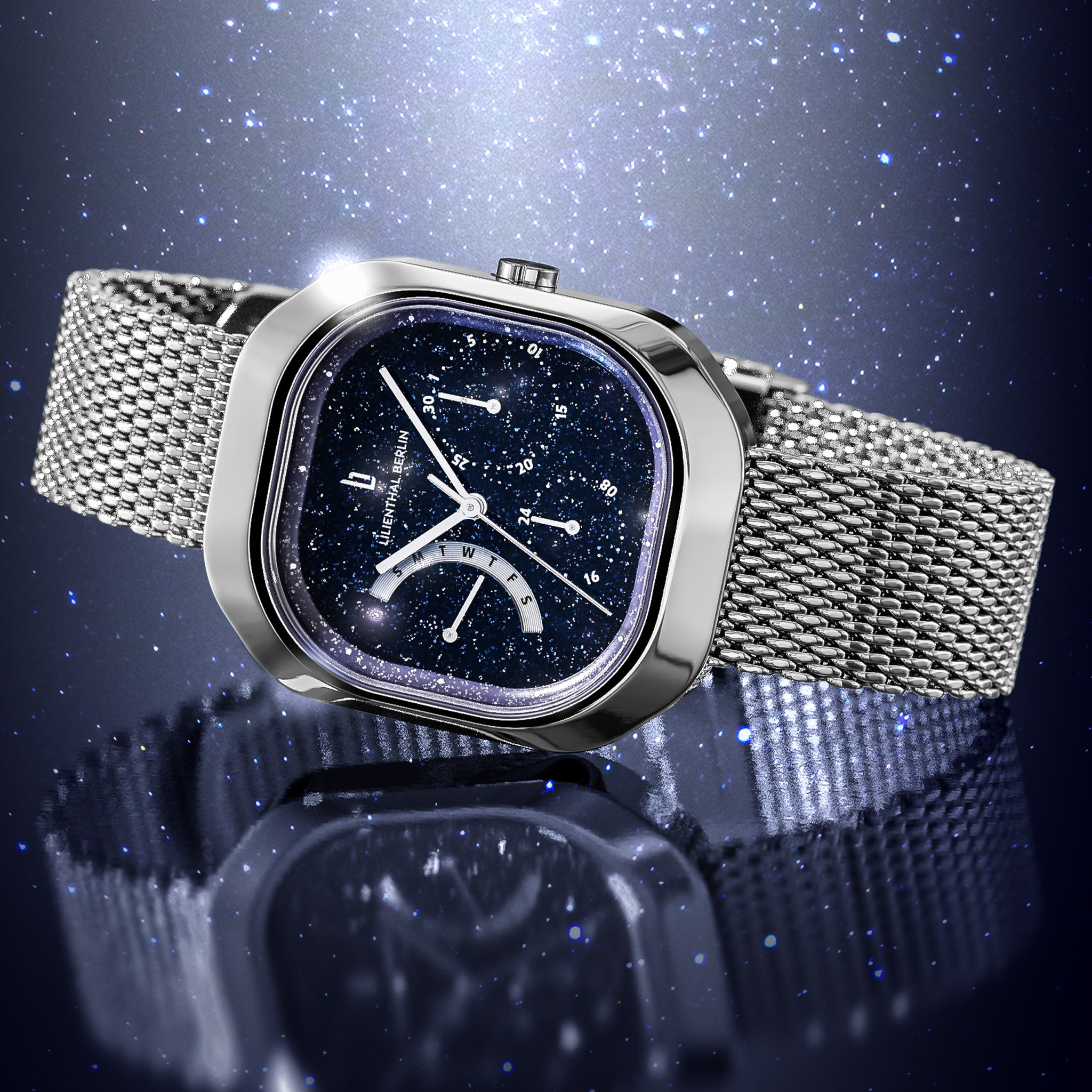 lilienthal-berlin-multimatica-midnight-sky-armbanduhr-eckig image 3