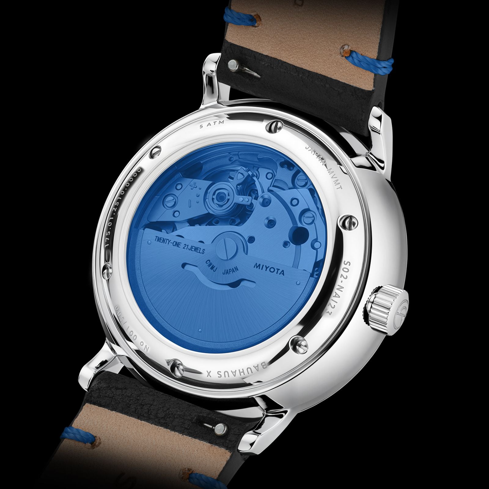 sternglas-naos-automatik-edition-bauhaus-x-blau-38-mm-leder image 5