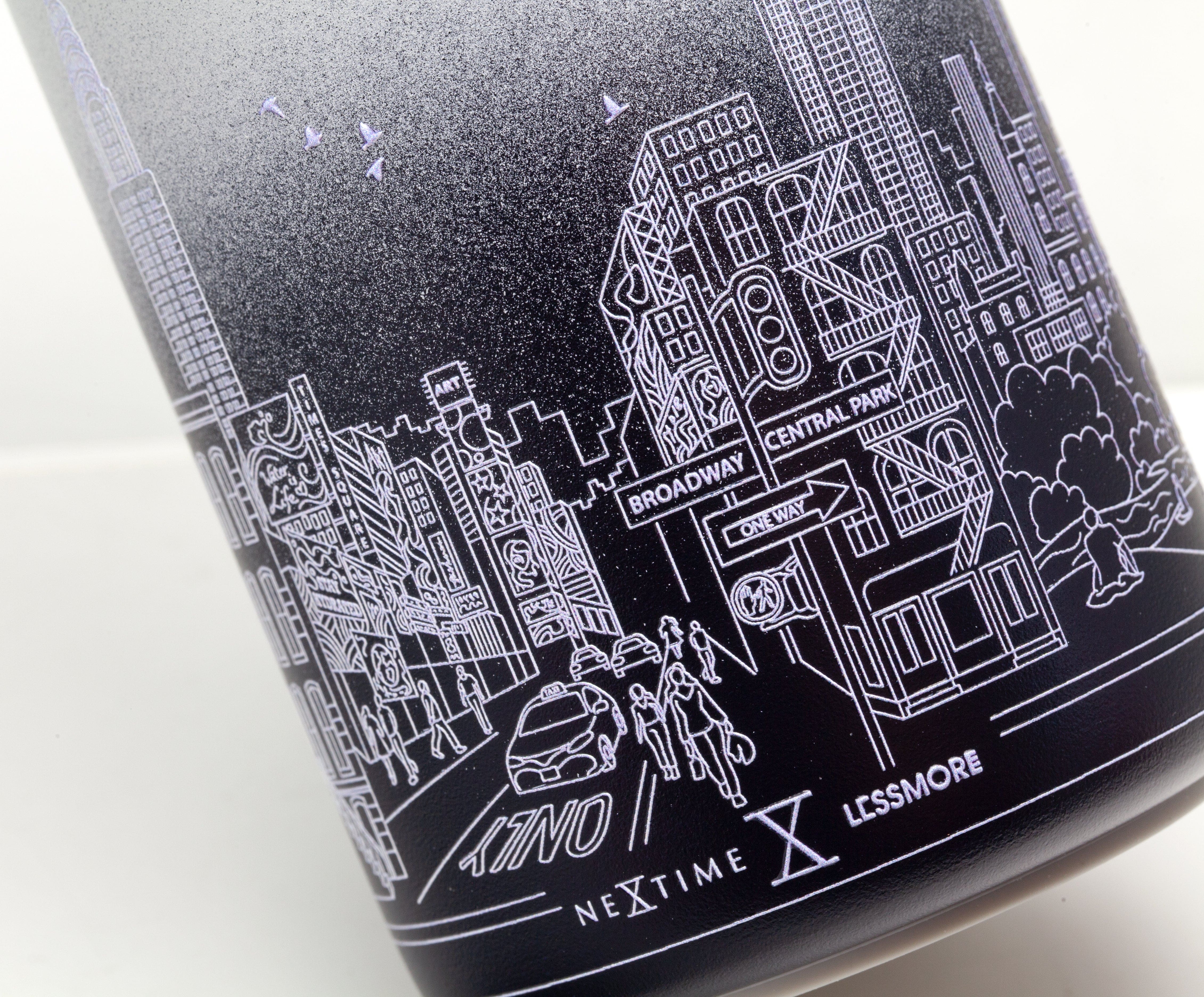 nextime-skyline-bottle-new-york-355-473-710-ml-steel-gray-isolierflasche-edelsta image 4