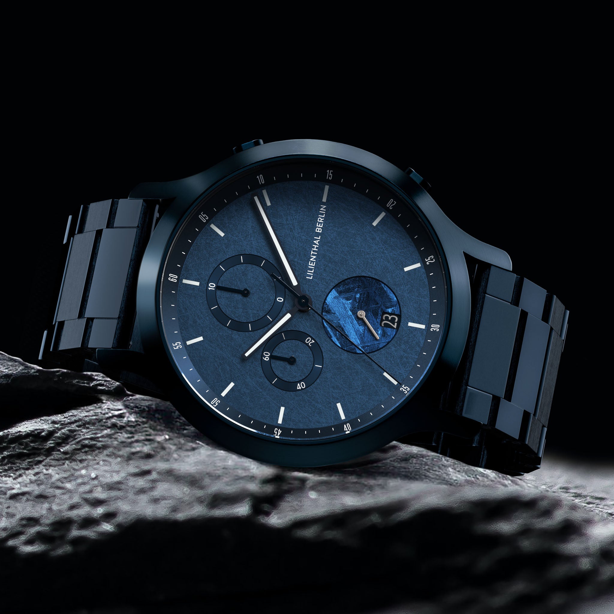 lilienthal-berlin-chronograph-meteorite-stellar-blue image 3