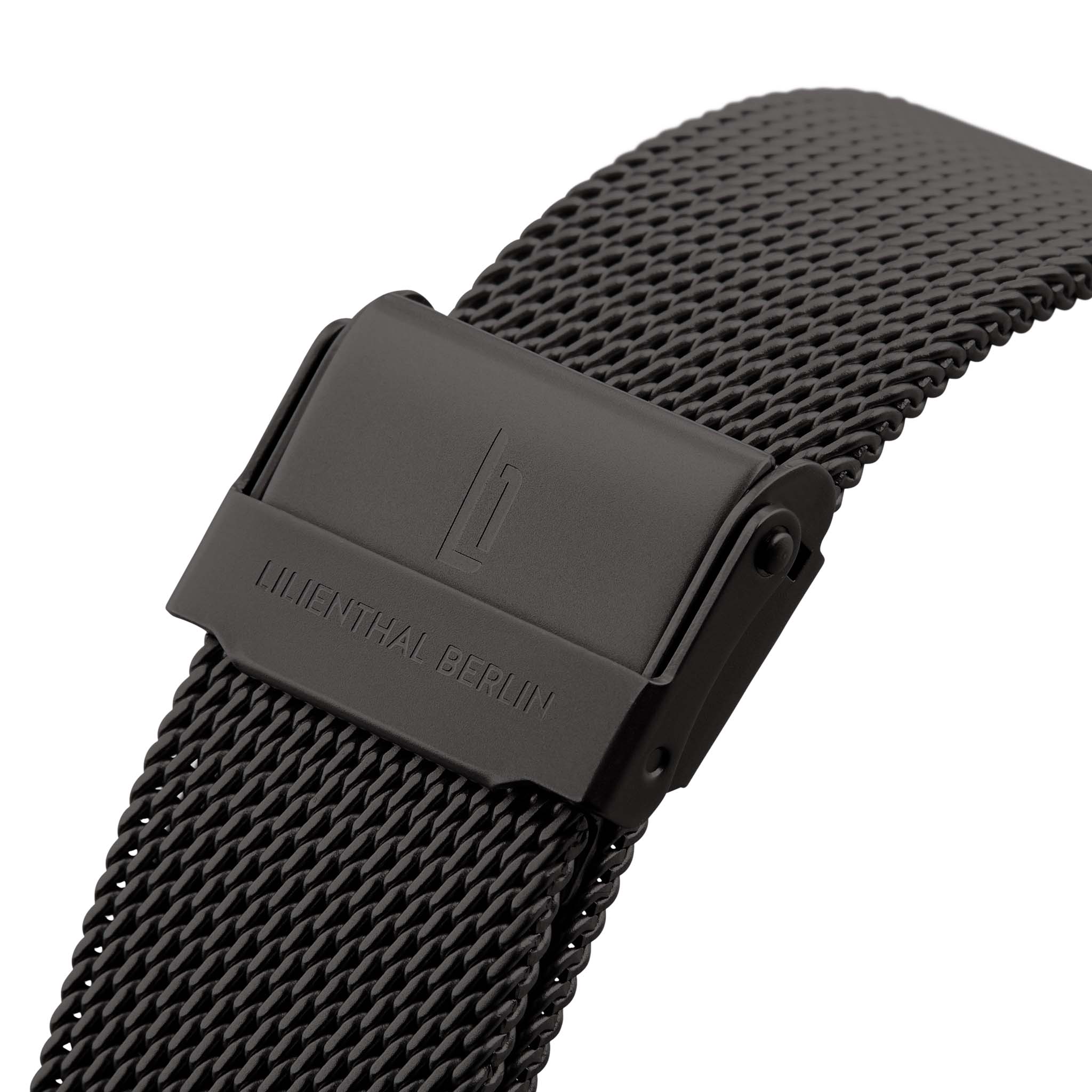 lilienthal-berlin-mesh-armband-gray-matte-wechselarmband image 2