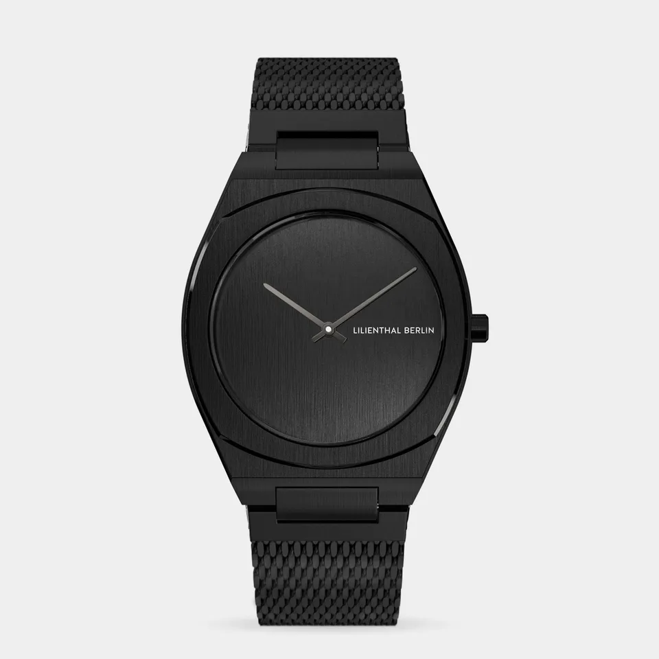lilienthal-berlin-nuvora-mono-black-unisexuhr-34-mm image 1