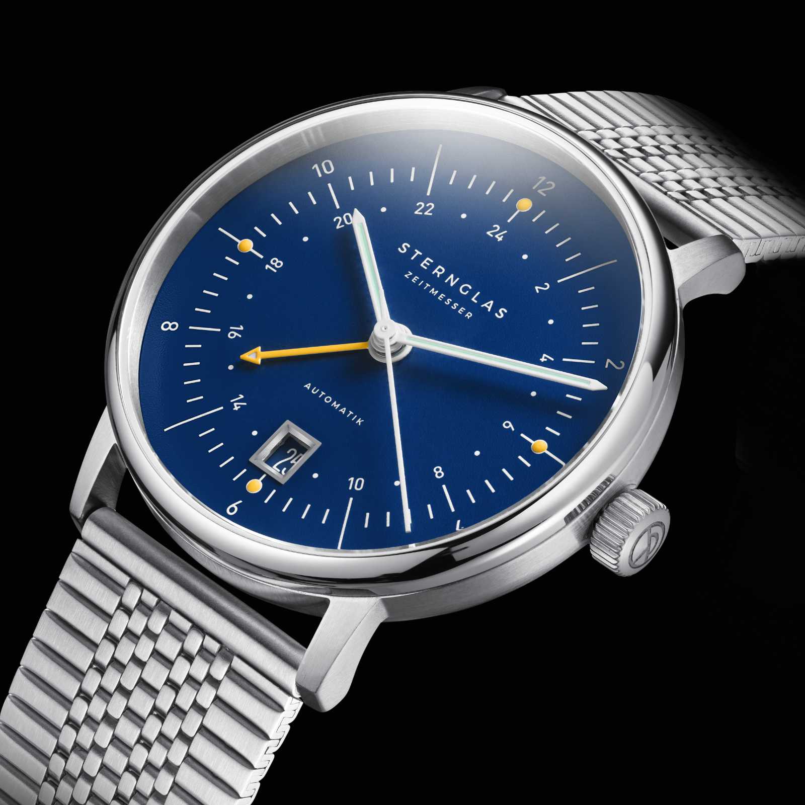 sternglas-naos-pro-gmt-automatik-armbanduhr-38-mm-dunkelblau image 4