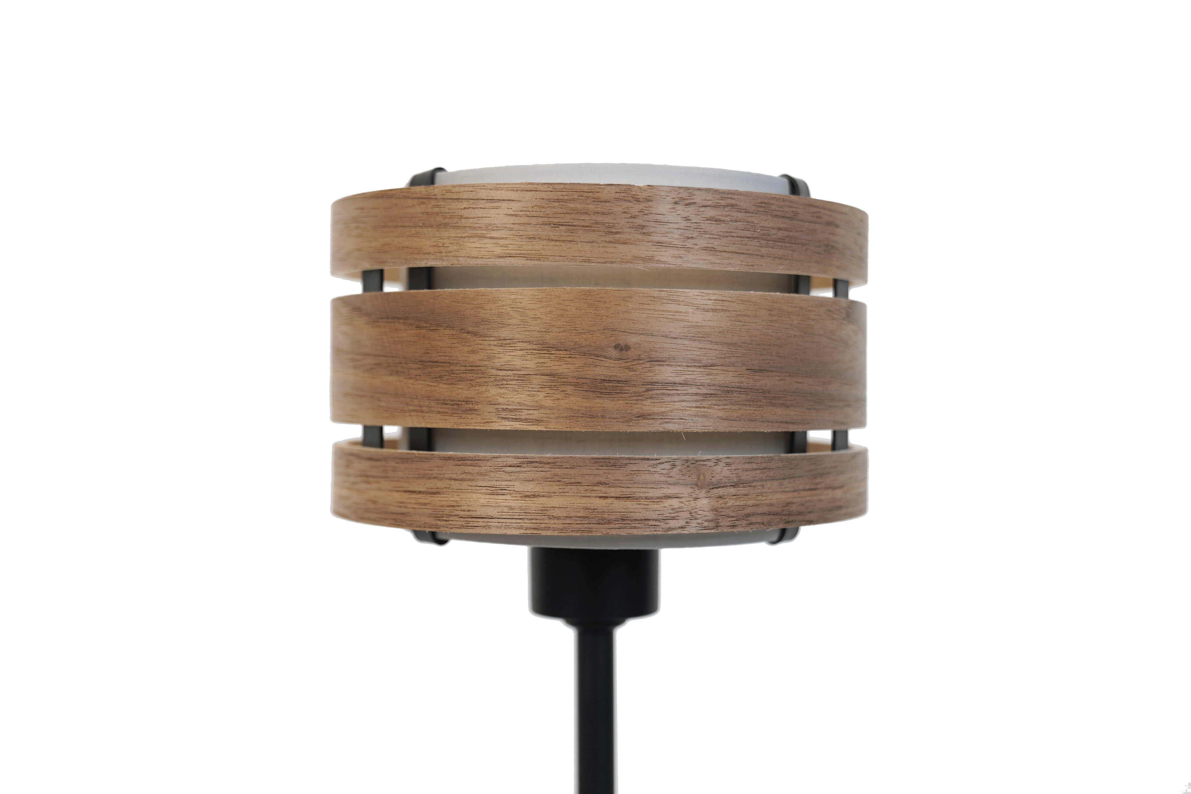 nextime-lampenschirm-s-holz-stoff-200-mm image 1