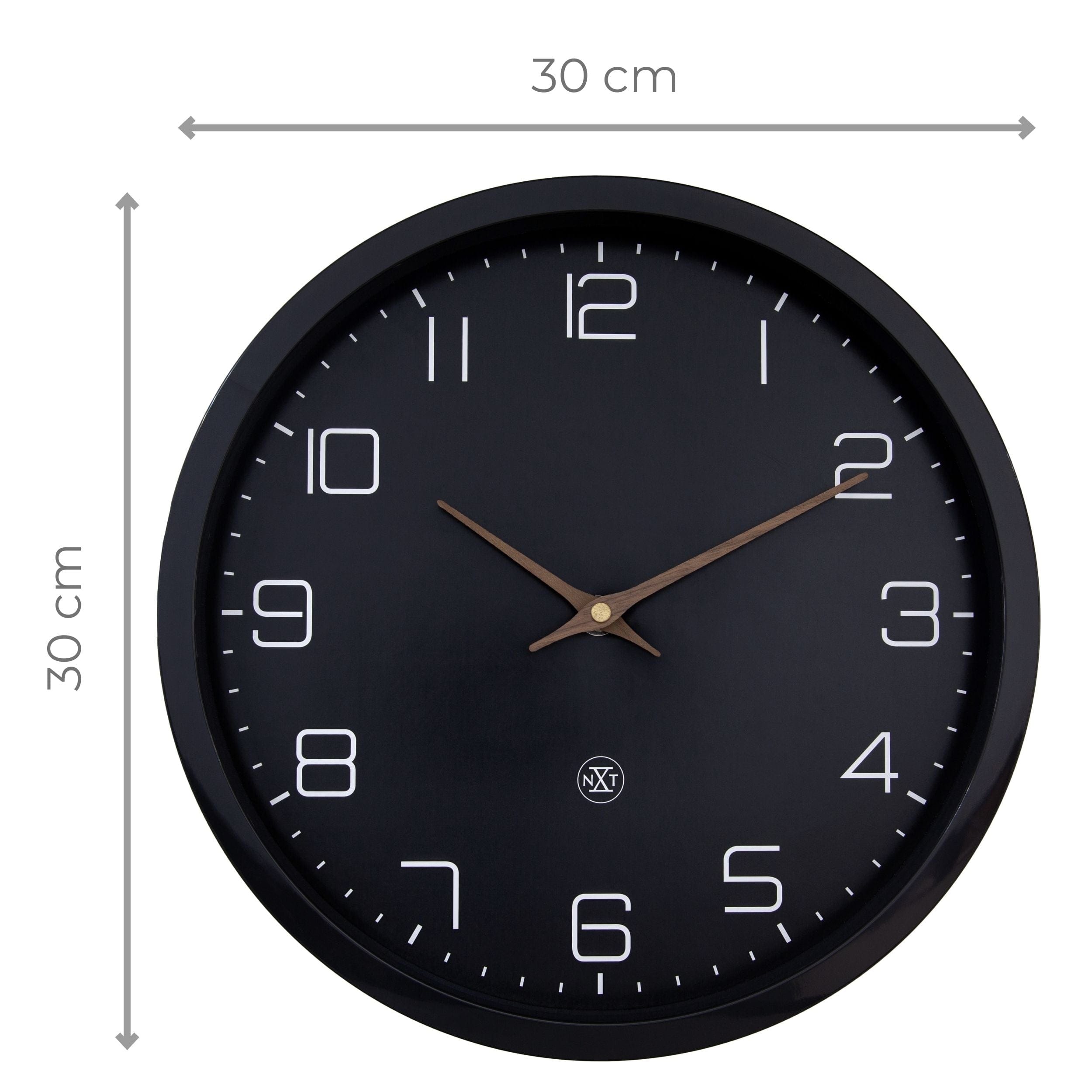 nextime-eco-wanduhr-30-cm-analog-lautlos-beige-aus-papier-bio-kunststoff image 6