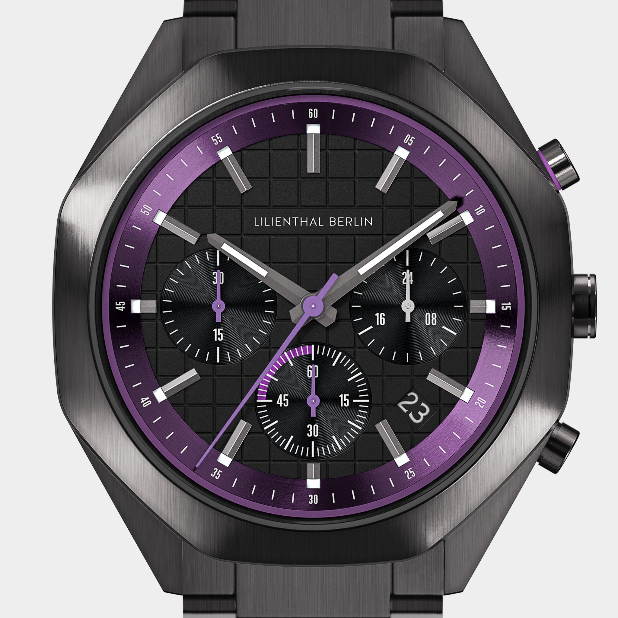 lilienthal-berlin-octachrono-dark-silver-purple-chronograph-40-mm image 5