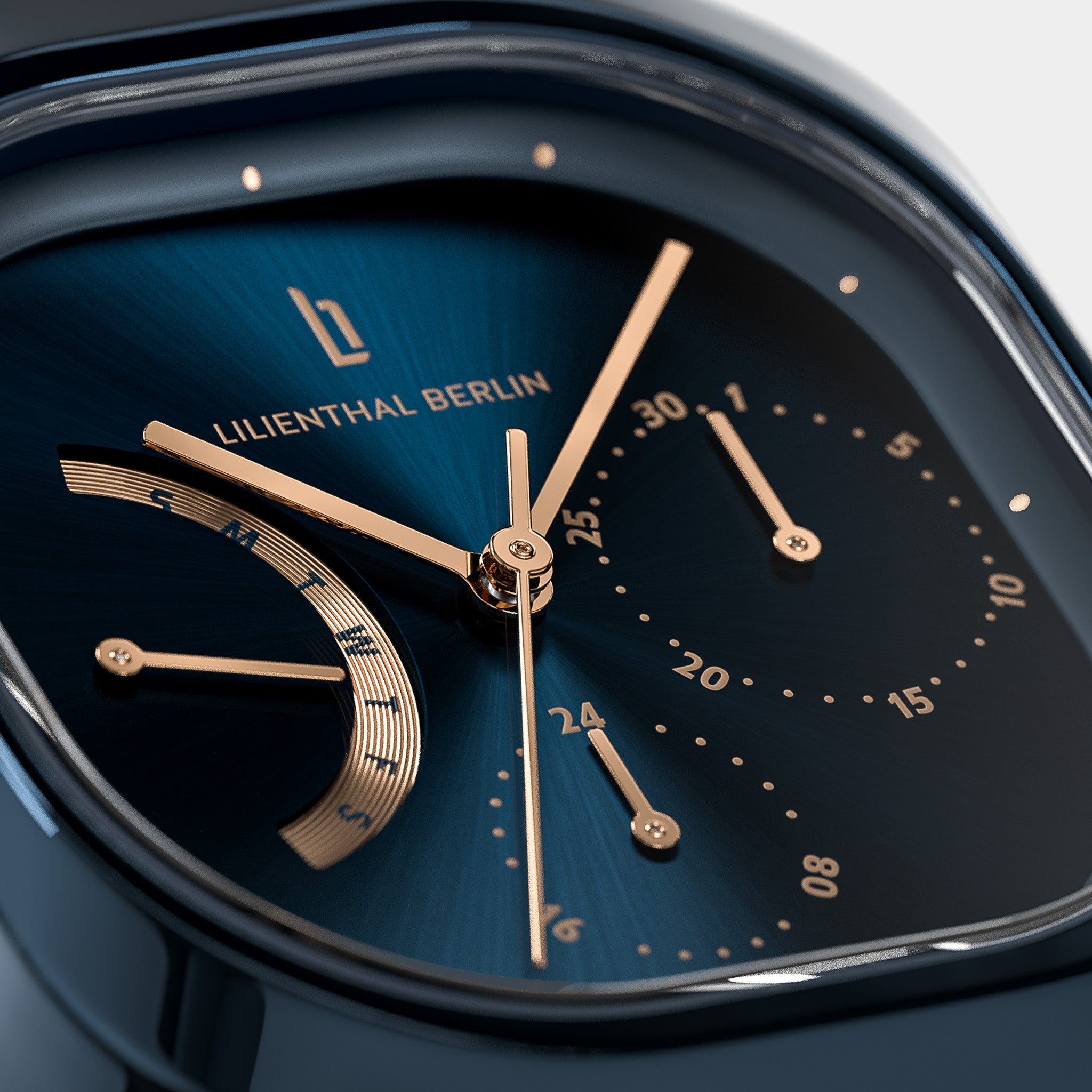 lilienthal-berlin-multimatica-damenuhr-blue-rose-gold image 4