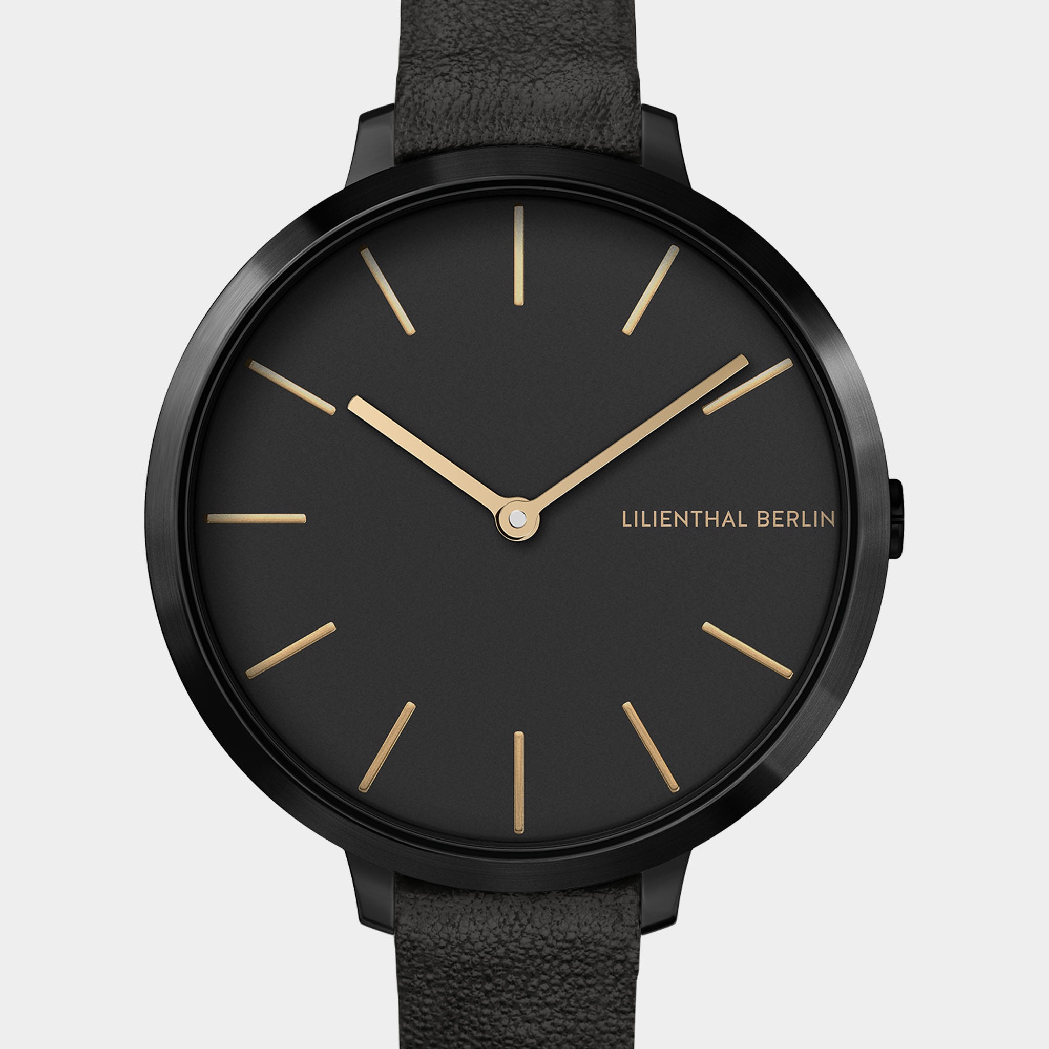 lilienthal-berlin-rosalux-damenuhr-black-gold-30-mm-edelstahl image 6
