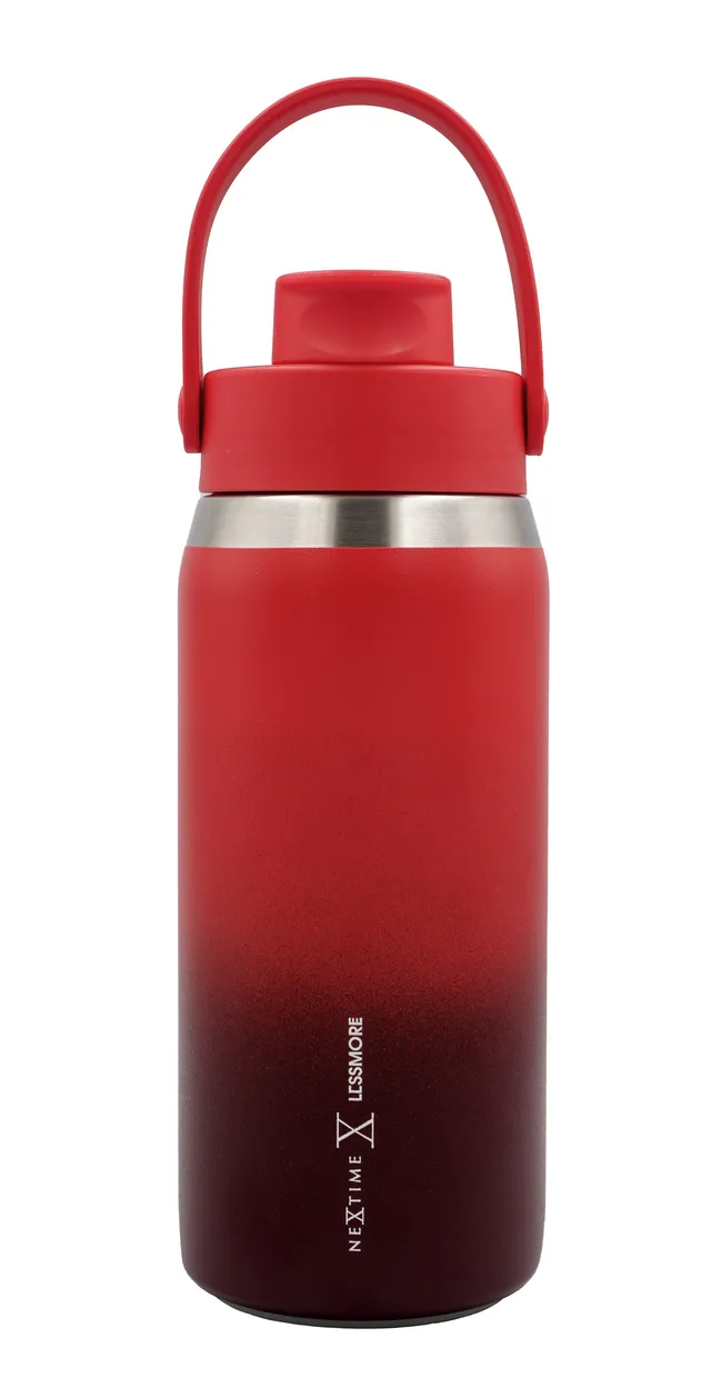 nextime-canvas-bottle-royal-red-355-473-710-ml-thermosflasche-doppelwandig-edels image 1