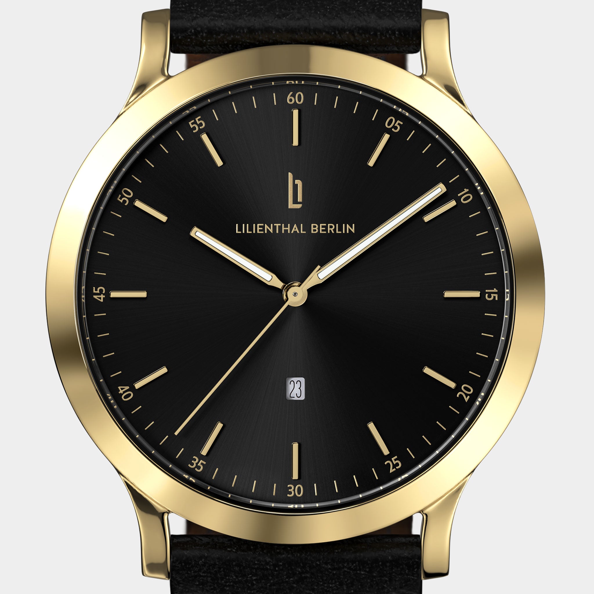 lilienthal-berlin-huxley-gold-black-40-mm-superluminova-wechselarmband image 6