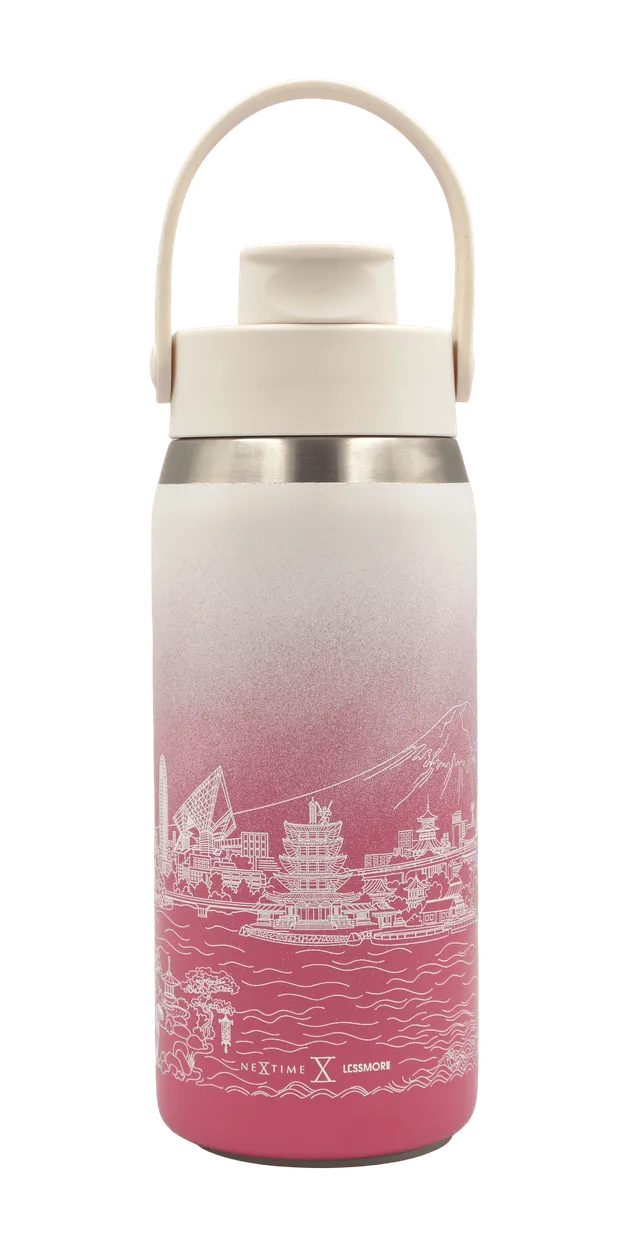 nextime-skyline-bottle-thermosflasche-355-473-710ml-japan-cherry-blossom image 1