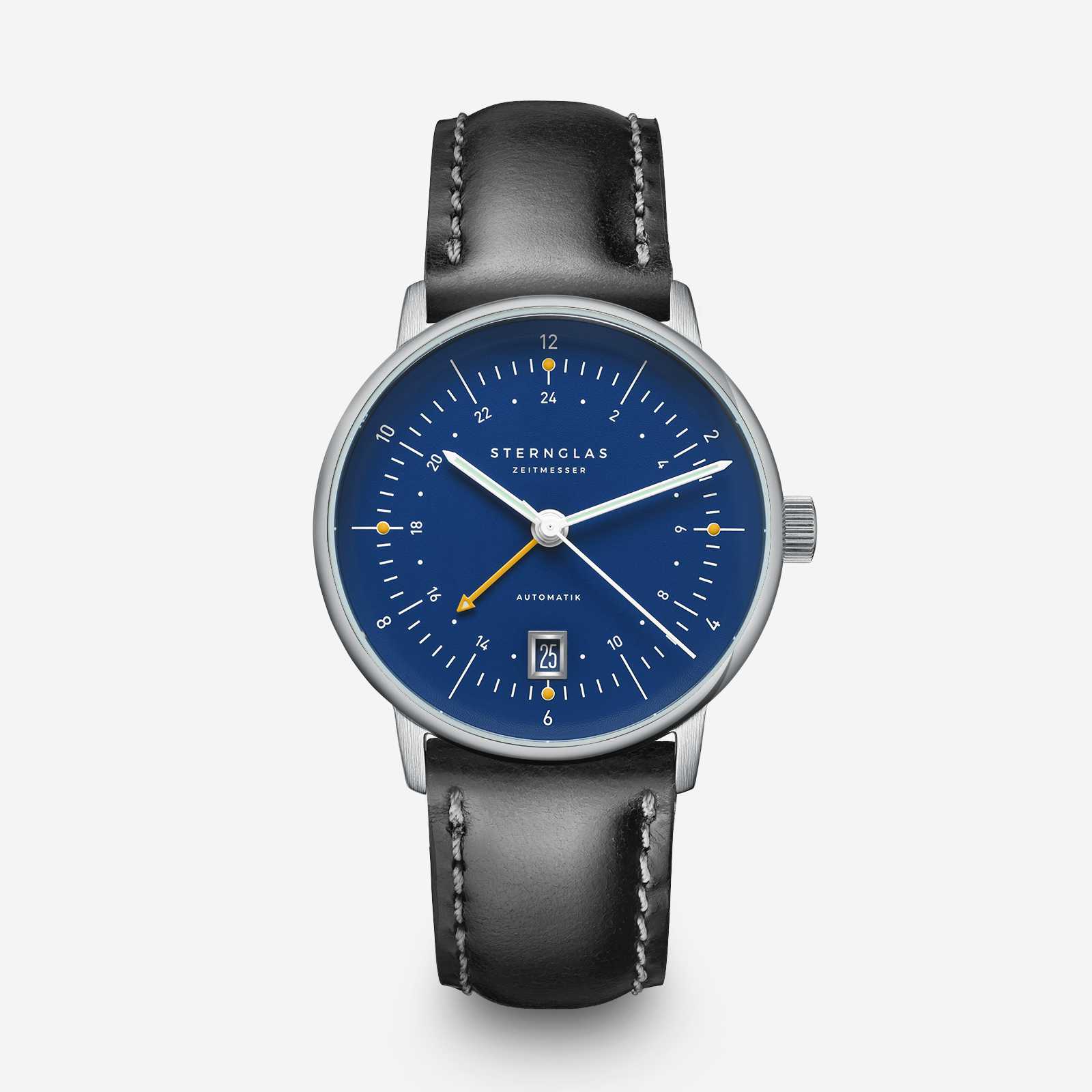 sternglas-naos-pro-gmt-automatik-armbanduhr-38-mm-dunkelblau image 1