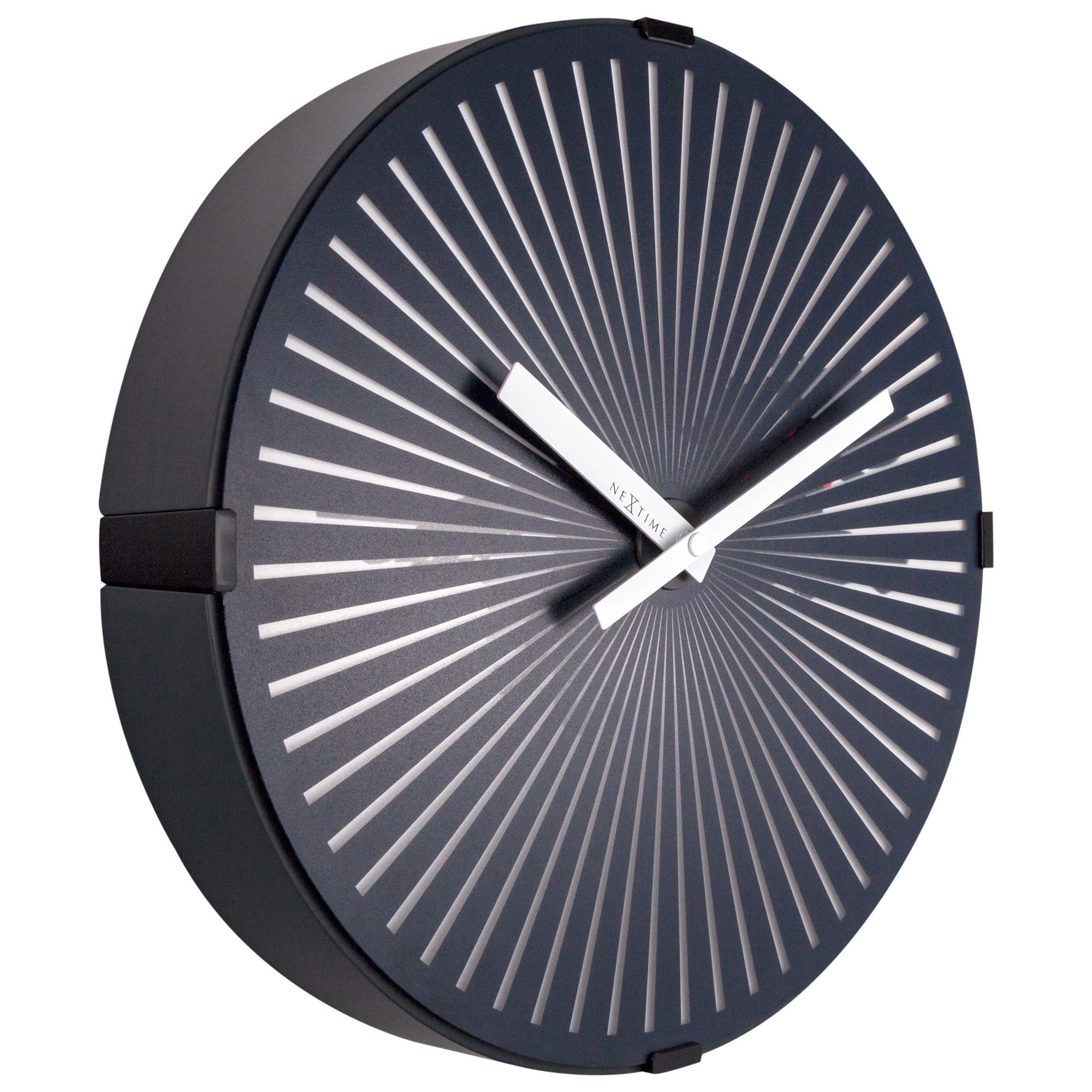 nextime-running-dog-wanduhr-30-5-cm-motion-uhr-schwarz-kunststoff image 2