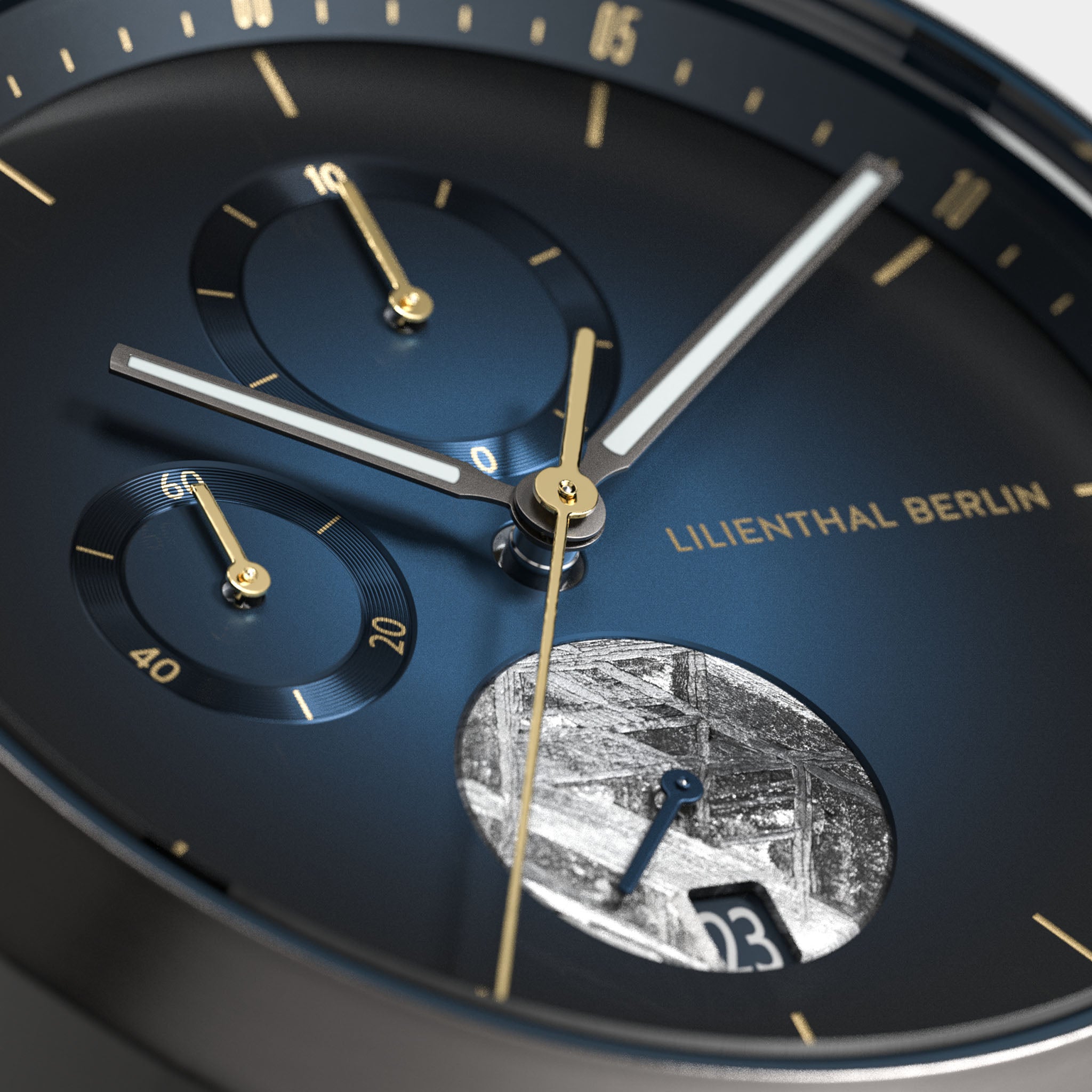 lilienthal-berlin-chronograph-meteorite-midnight-gold-herrenuhr image 4