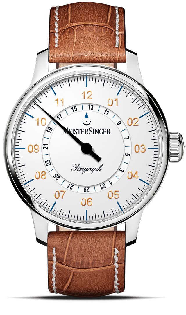 meistersinger-perigraph-einzeigeruhr-wei image 1