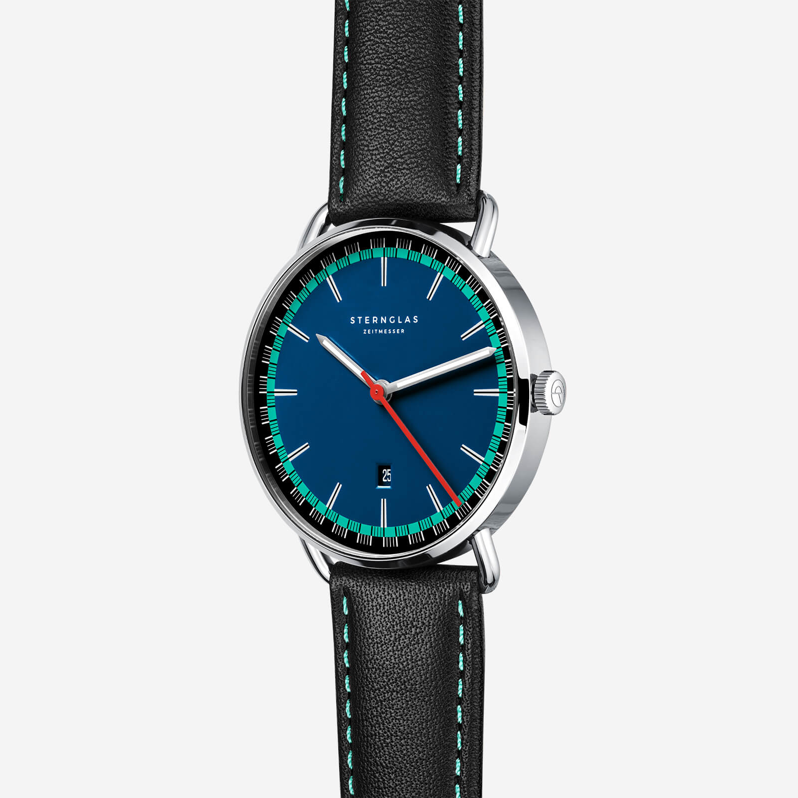 sternglas-levin-quarz-40mm-bauhaus-memphis-design-uhr-unisex image 3
