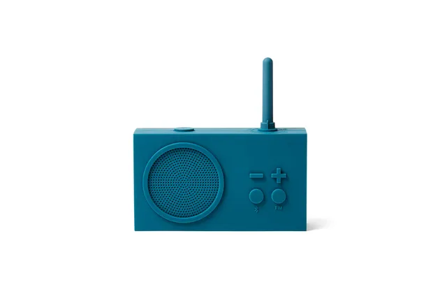 lexon-tykho-3-tragbarer-bluetooth-lautsprecher-mit-fm-radio-blau image 1