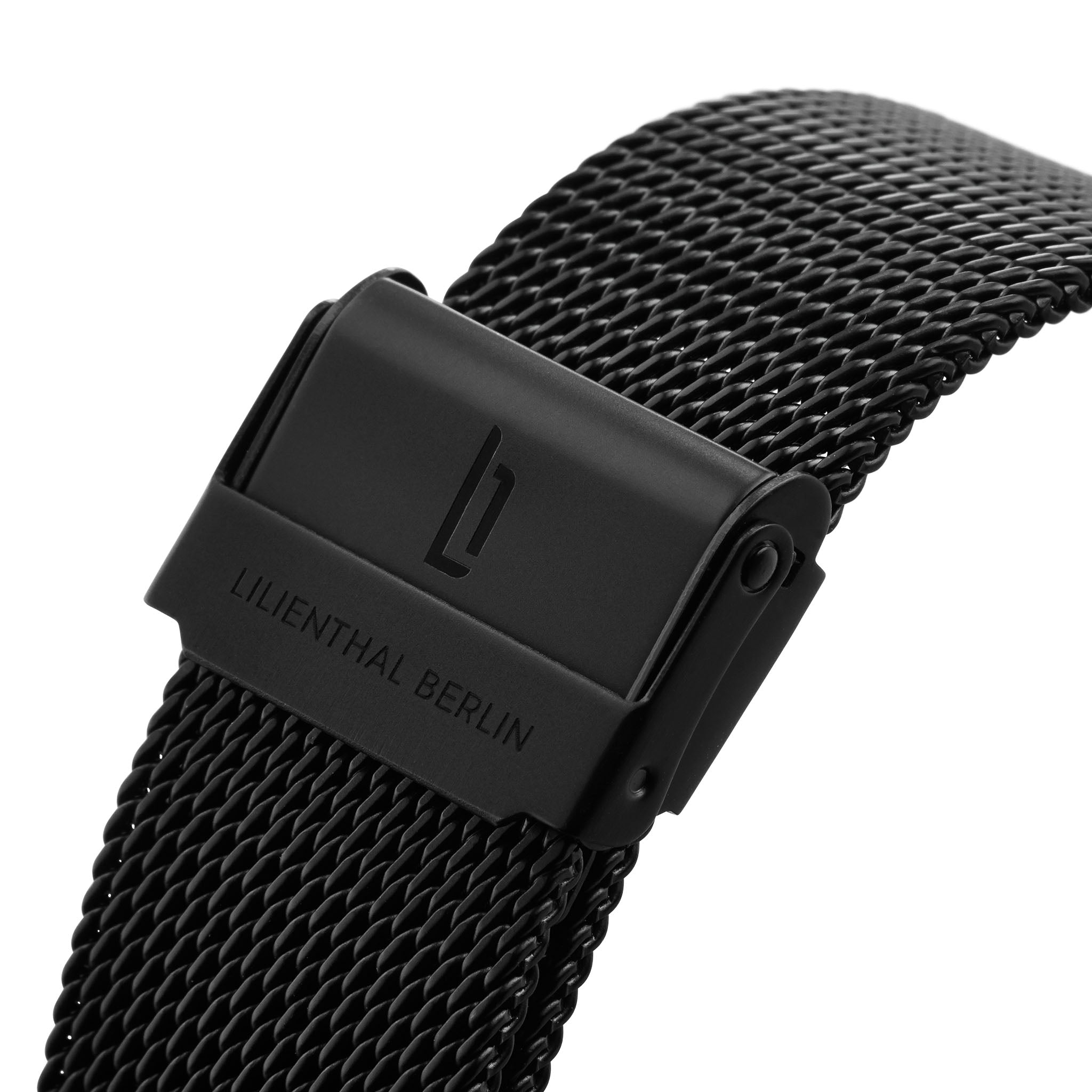 lilienthal-berlin-mesh-armband-black-matte image 2