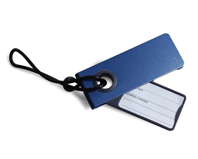 lexon-neo-luggage-tag-gep-ckanh-nger-aluminium-blau image 1