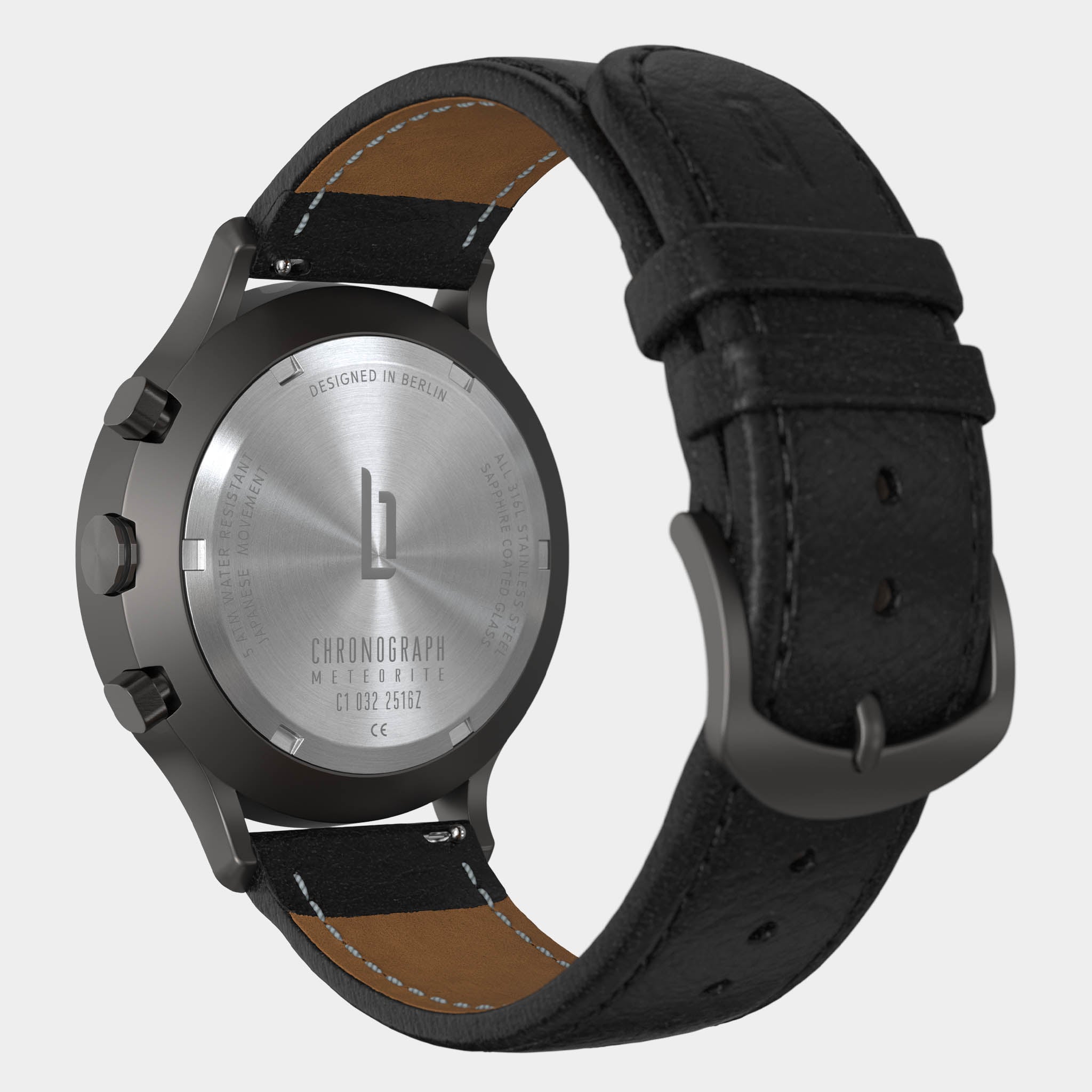 lilienthal-berlin-chronograph-meteorite-cosmic-gray-meteoritenuhr image 8