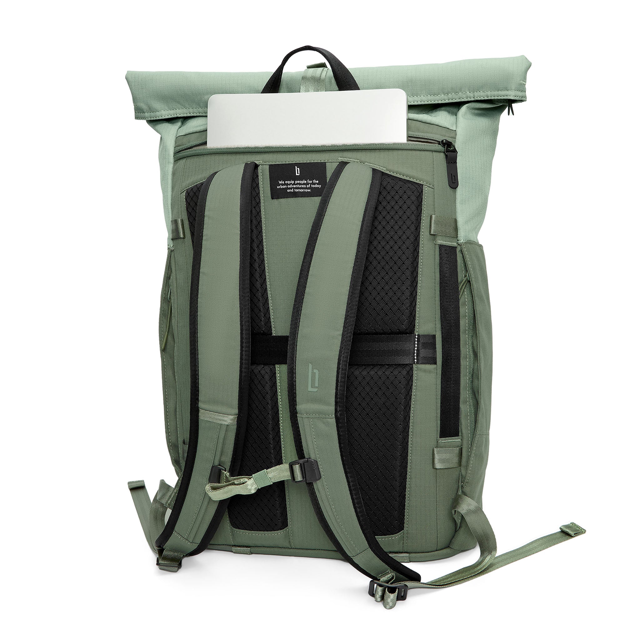 lilienthal-berlin-urbaneer-rolltop-rucksack-24-29-l-moss image 3