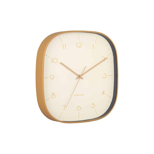 karlsson-grato-cuadrado-wanduhr-ocker-4-3x29x29cm image 6