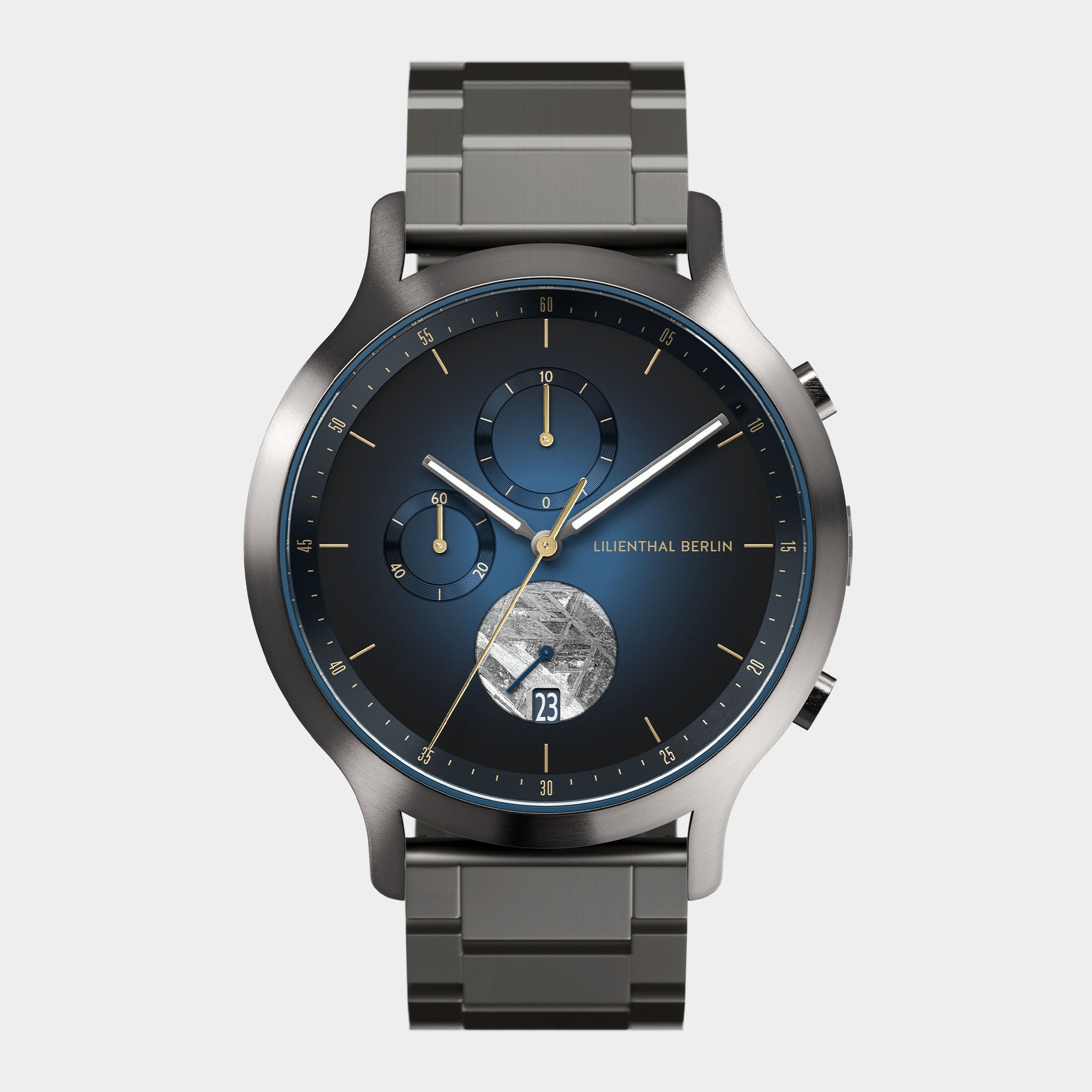 lilienthal-berlin-chronograph-meteorite-midnight-gold-herrenuhr image 1