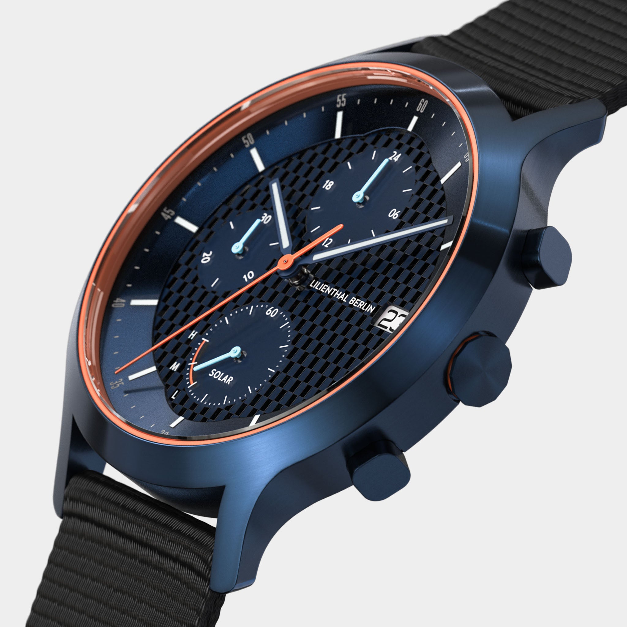 lilienthal-berlin-chronograph-solar-edition-iv-herrenuhr-carbon image 2