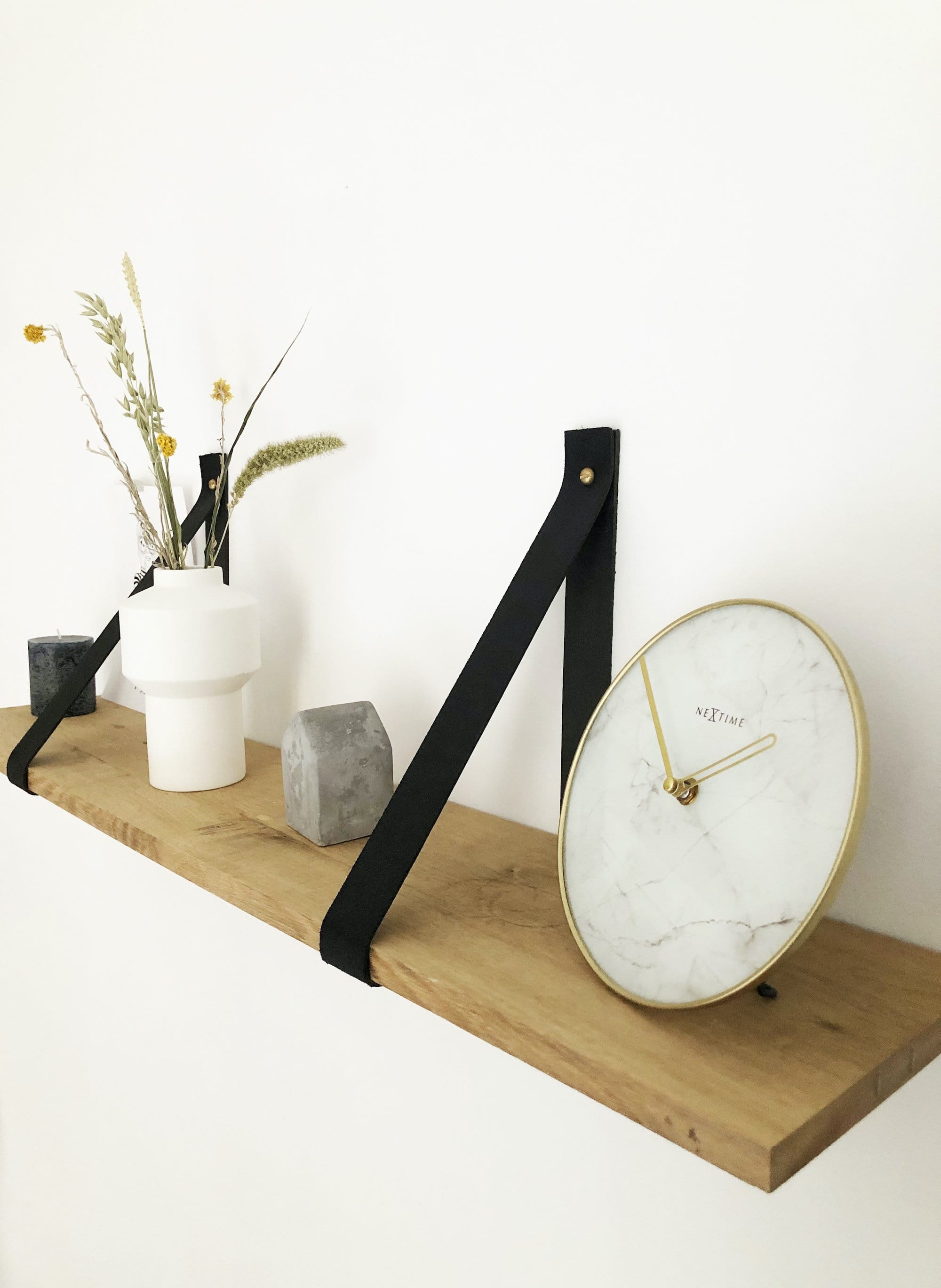 nextime-marble-tischuhr-wanduhr-glas-20-cm-marmor-gold-lautlos image 6