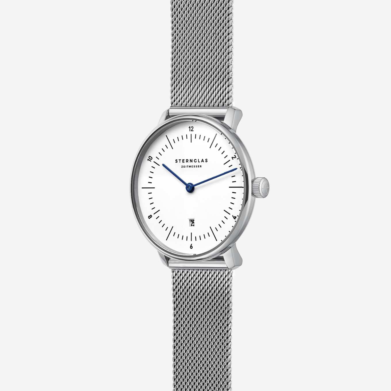 sternglas-naos-xs-damenuhr-33-mm-silber-edelstahl image 3