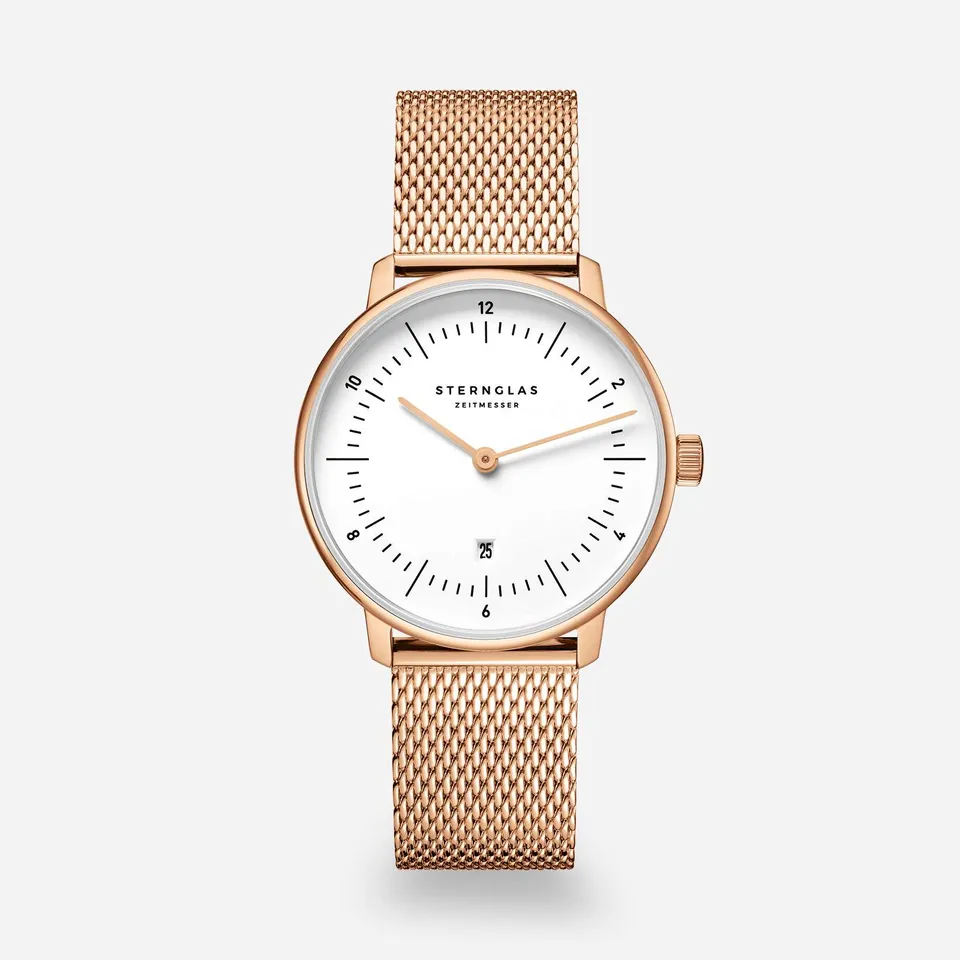 sternglas-naos-xs-damenuhr-33mm-ros-gold-edelstahl image 1