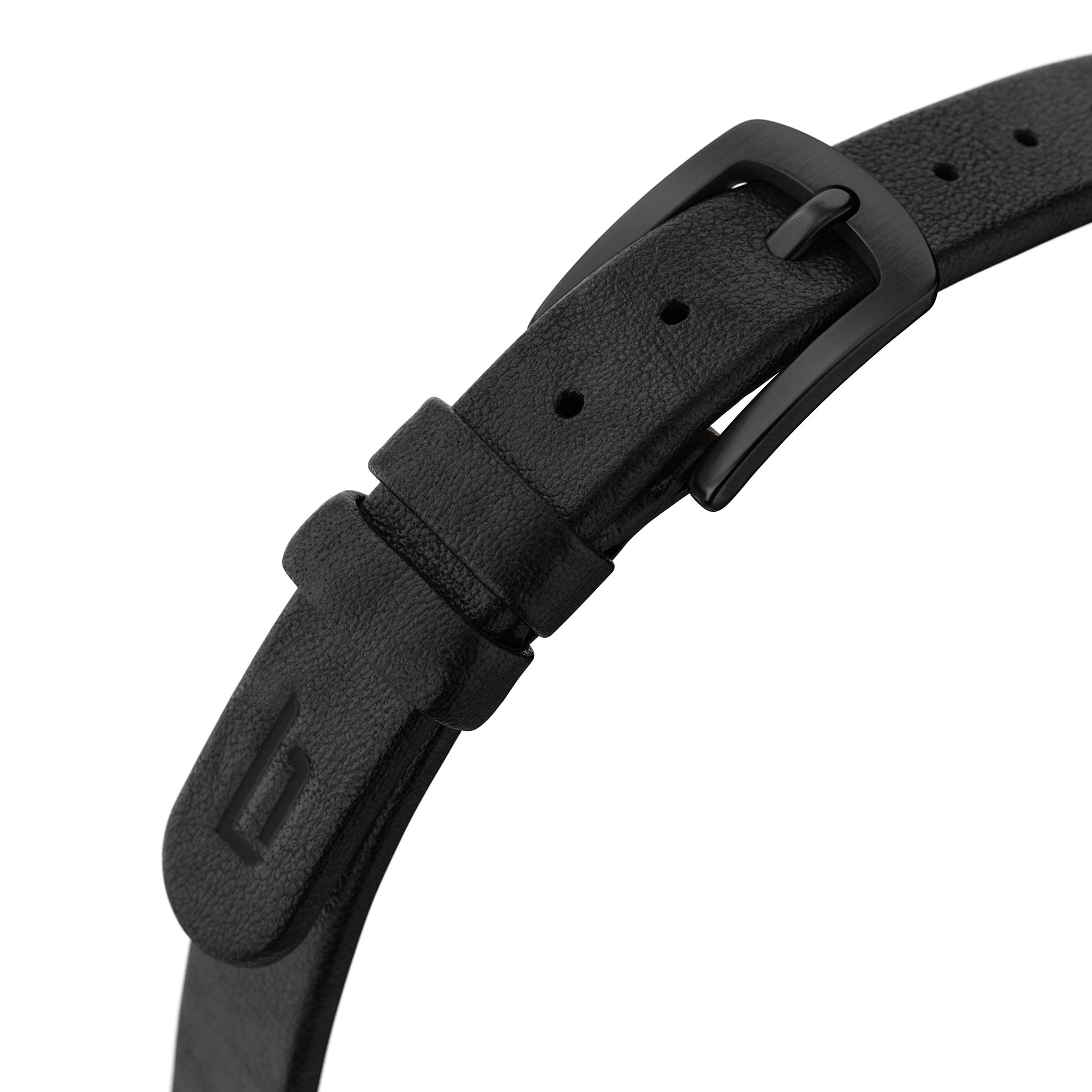 lilienthal-berlin-leather-strap-leder-wechselarmband-black image 2