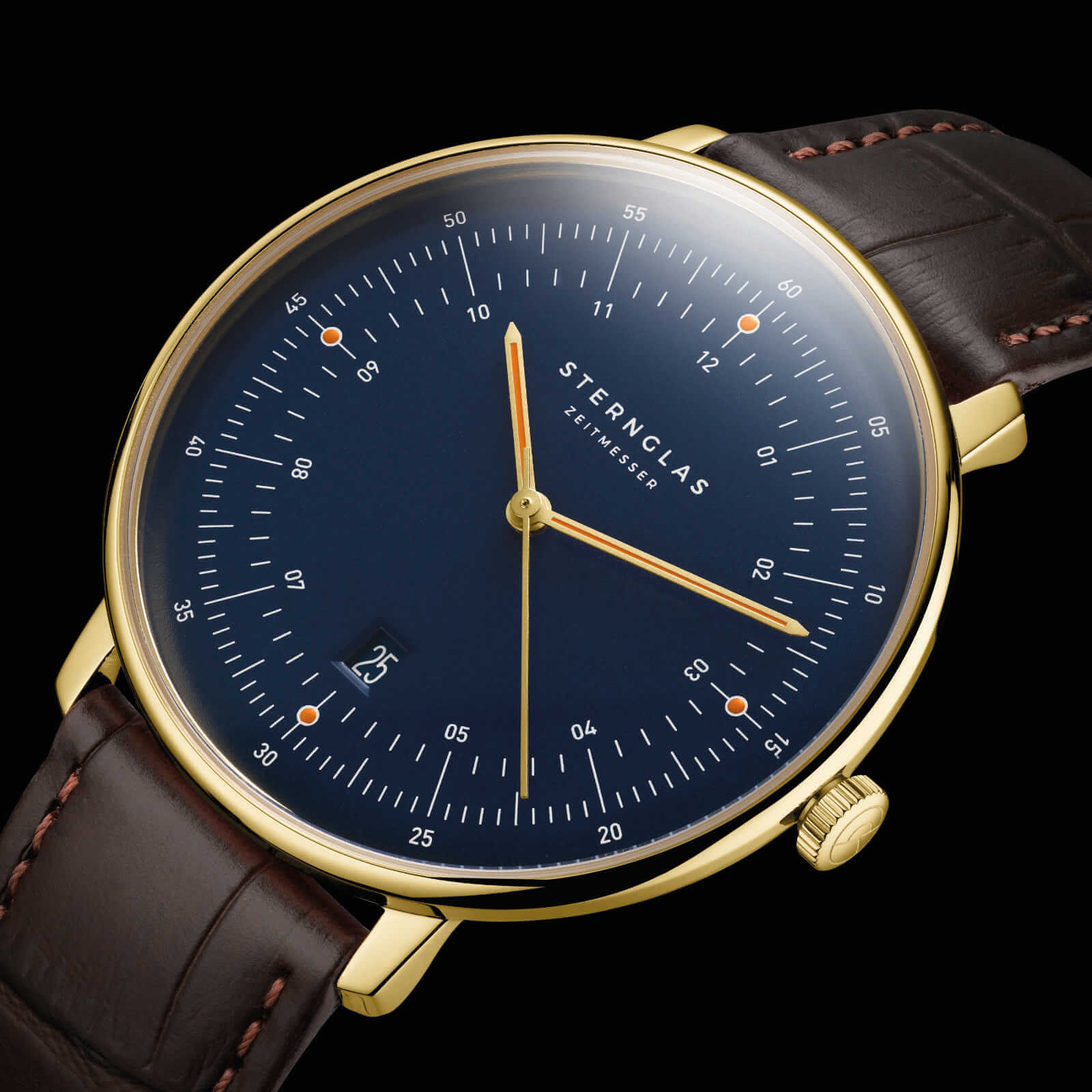 sternglas-hamburg-edition-marine-42-mm-gold-leder-limitiert image 6