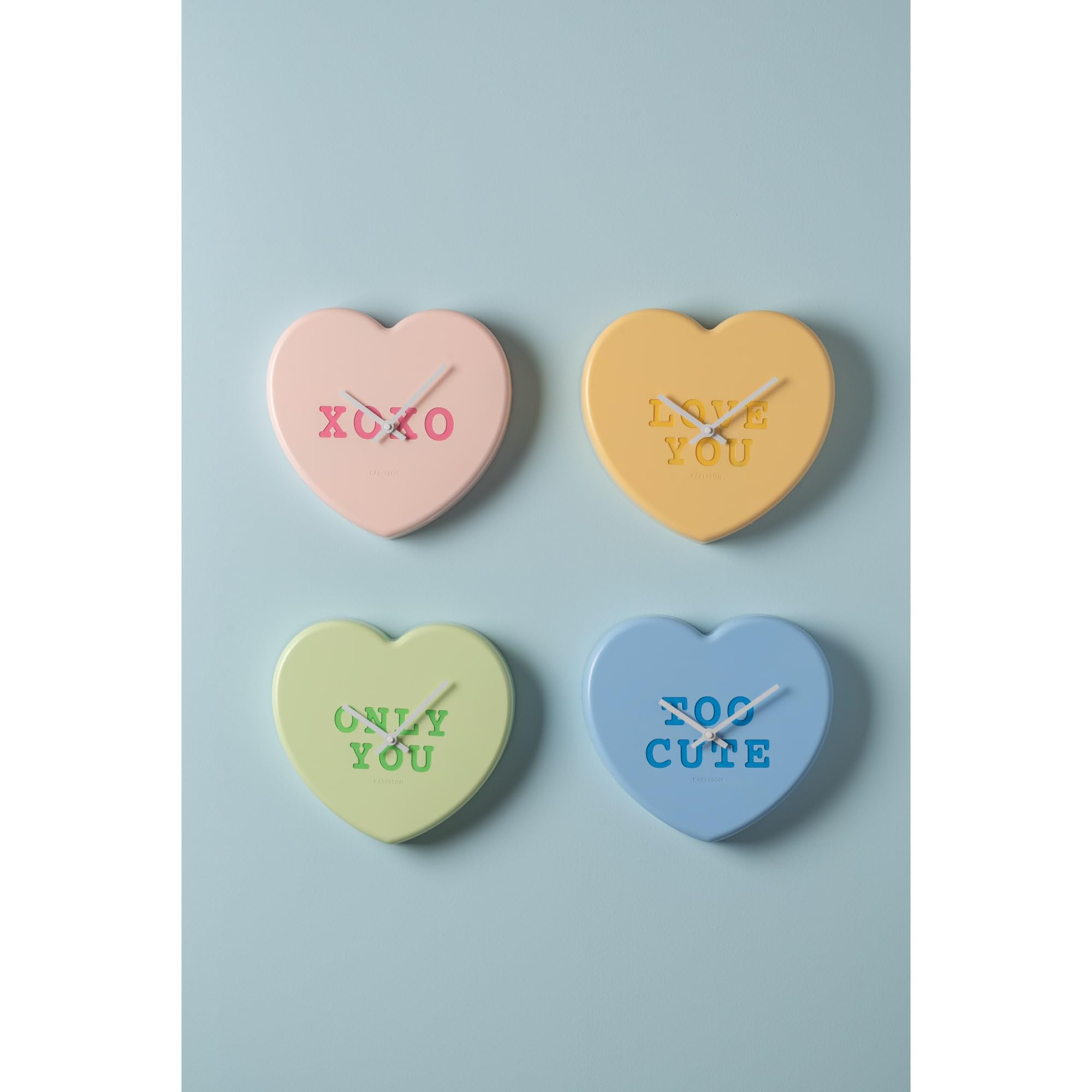 karlsson-heart-candy-wanduhr-rosa-30x6-2x27-cm image 2