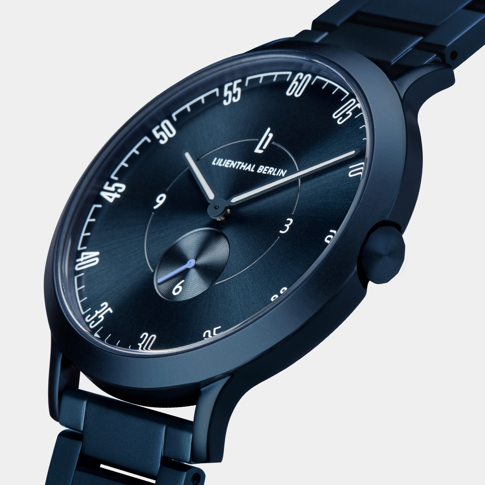 lilienthal-berlin-lilienthal-1-all-blue-armbanduhr-42-5-mm image 2