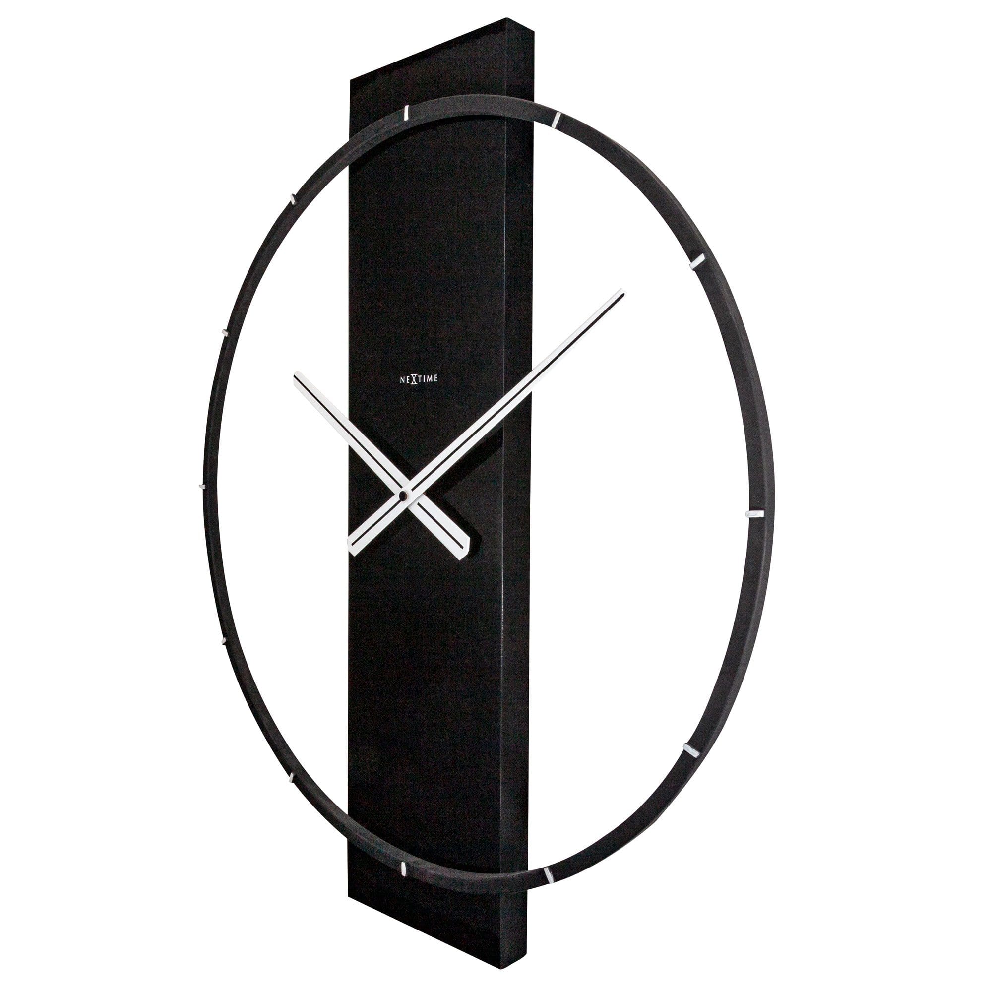 nextime-carl-wanduhr-50-8-x-58-2-cm-holz-stahl-schwarz image 6