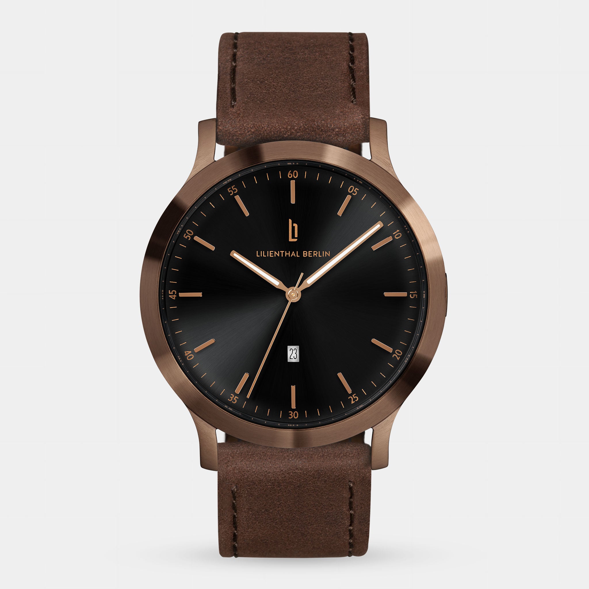 lilienthal-berlin-huxley-uhr-bronze-black-40-mm image 1