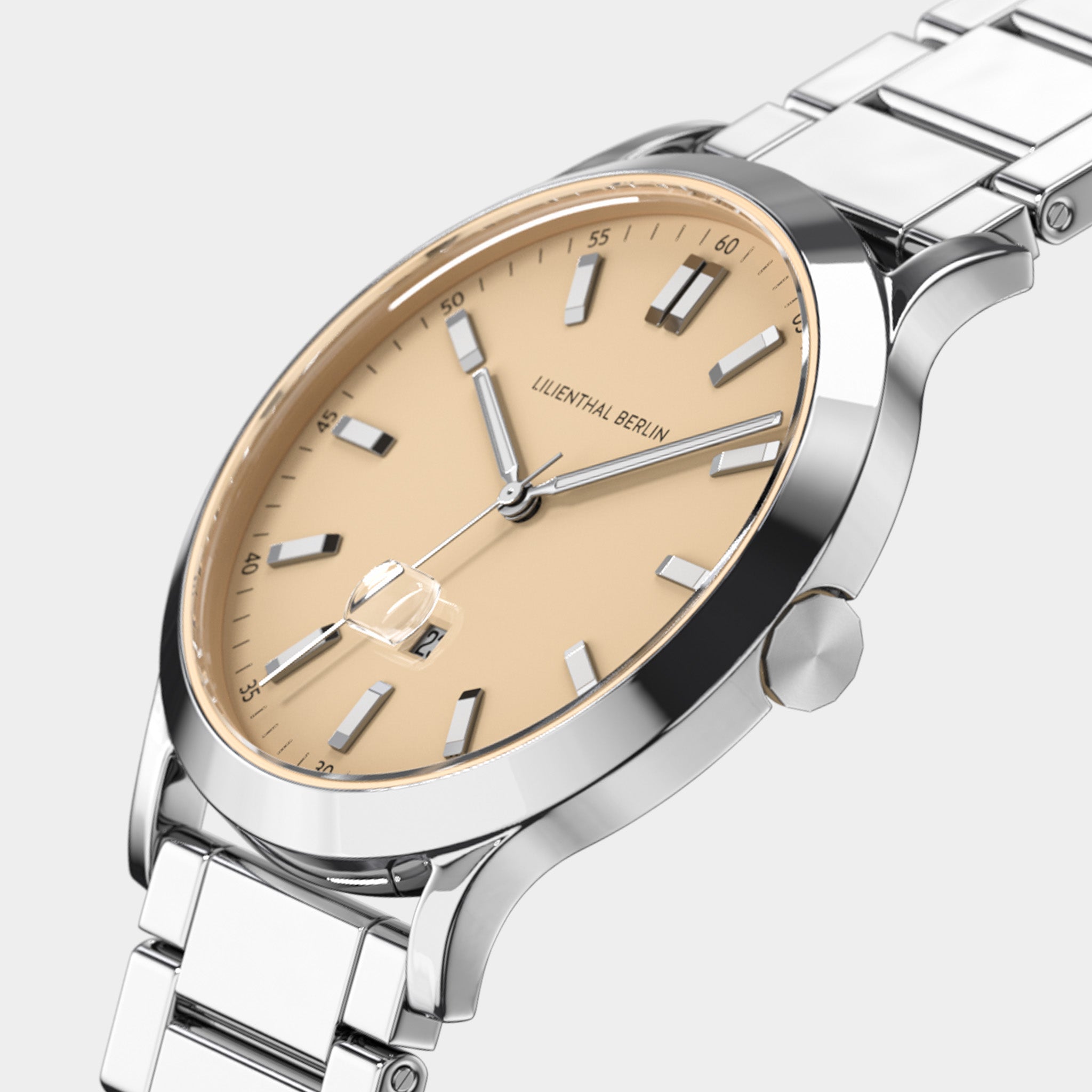 lilienthal-berlin-huxley-ii-sandbeige-armbanduhr-40-mm-superluminova image 2