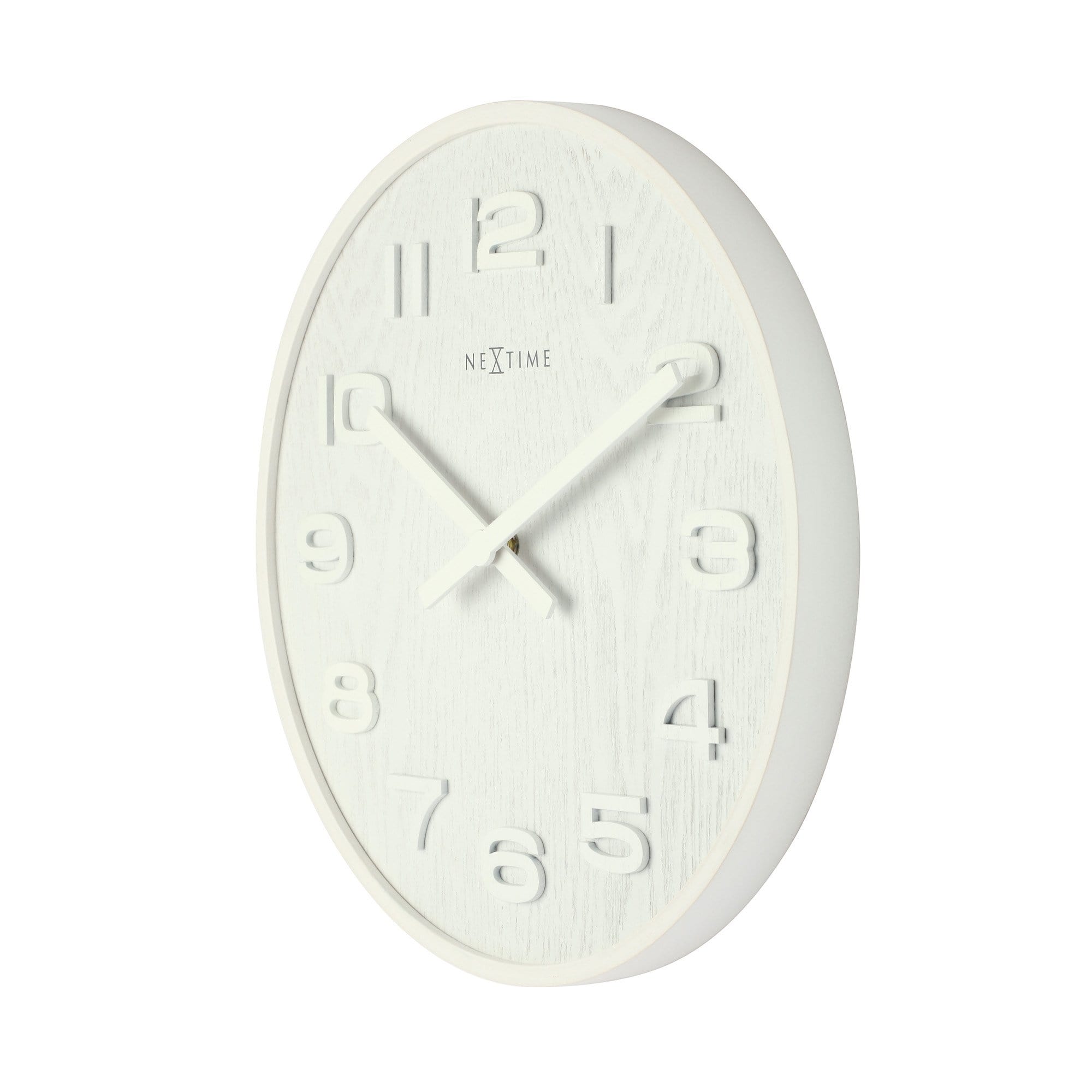 nextime-wood-wood-medium-wanduhr-35-cm-holz-wei image 4